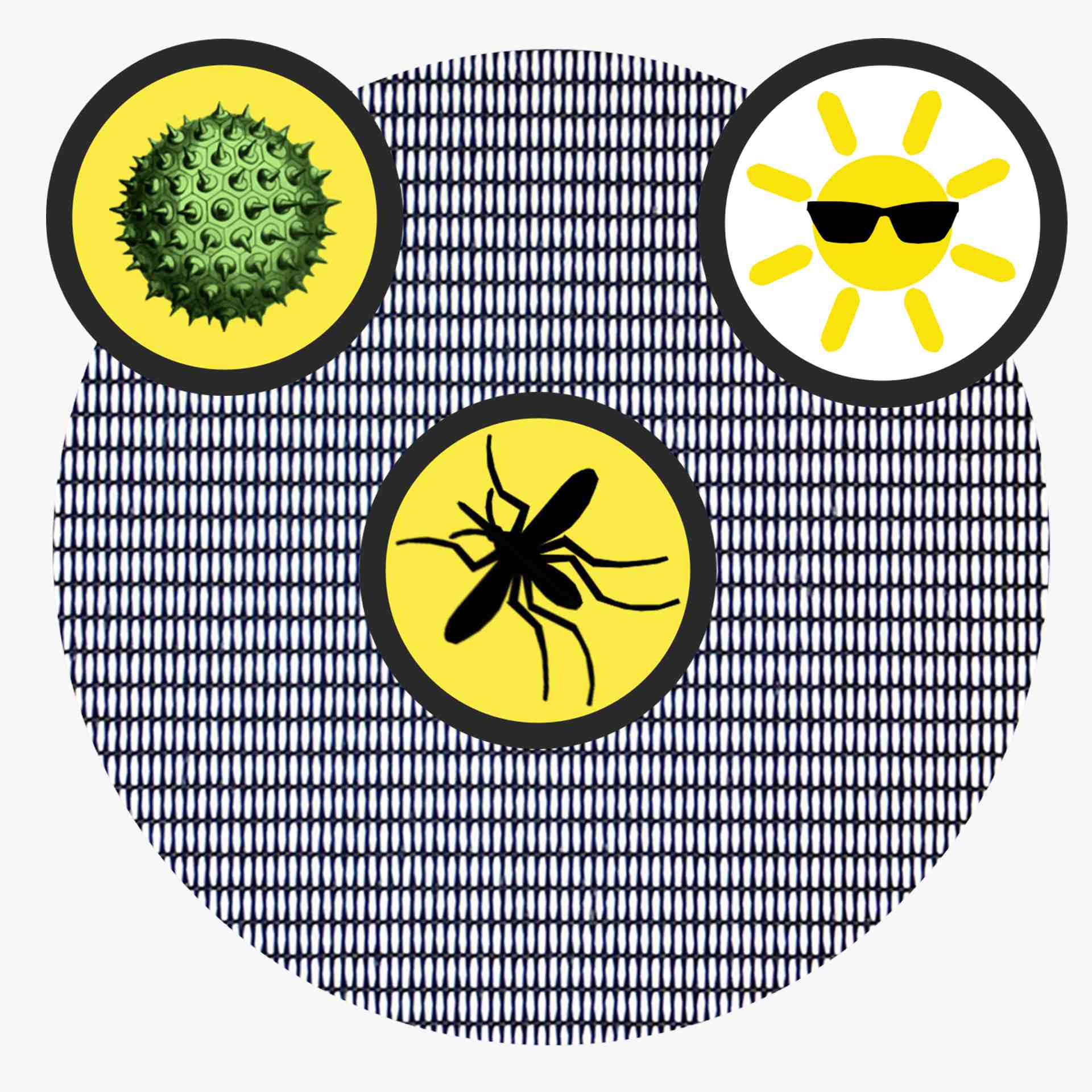 pollen protection mesh a fabric detail picture of the pollen protection