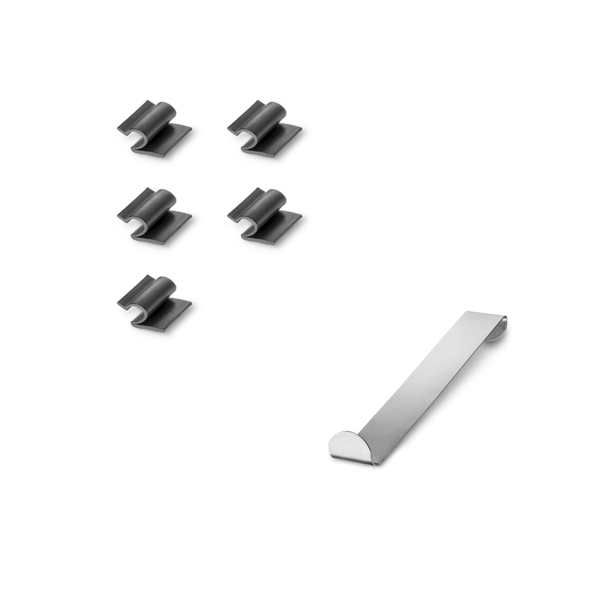 a holder set with installation aid for vw up