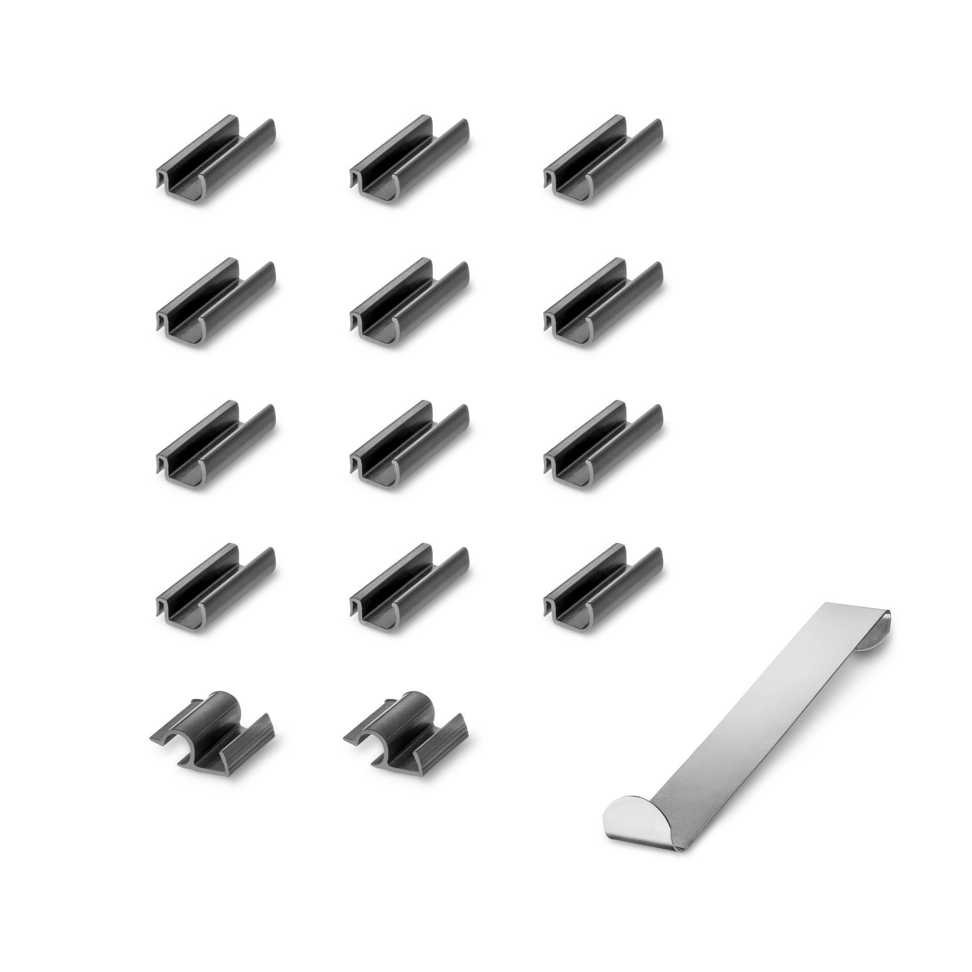 a holder set with installation aid for vw passat variant