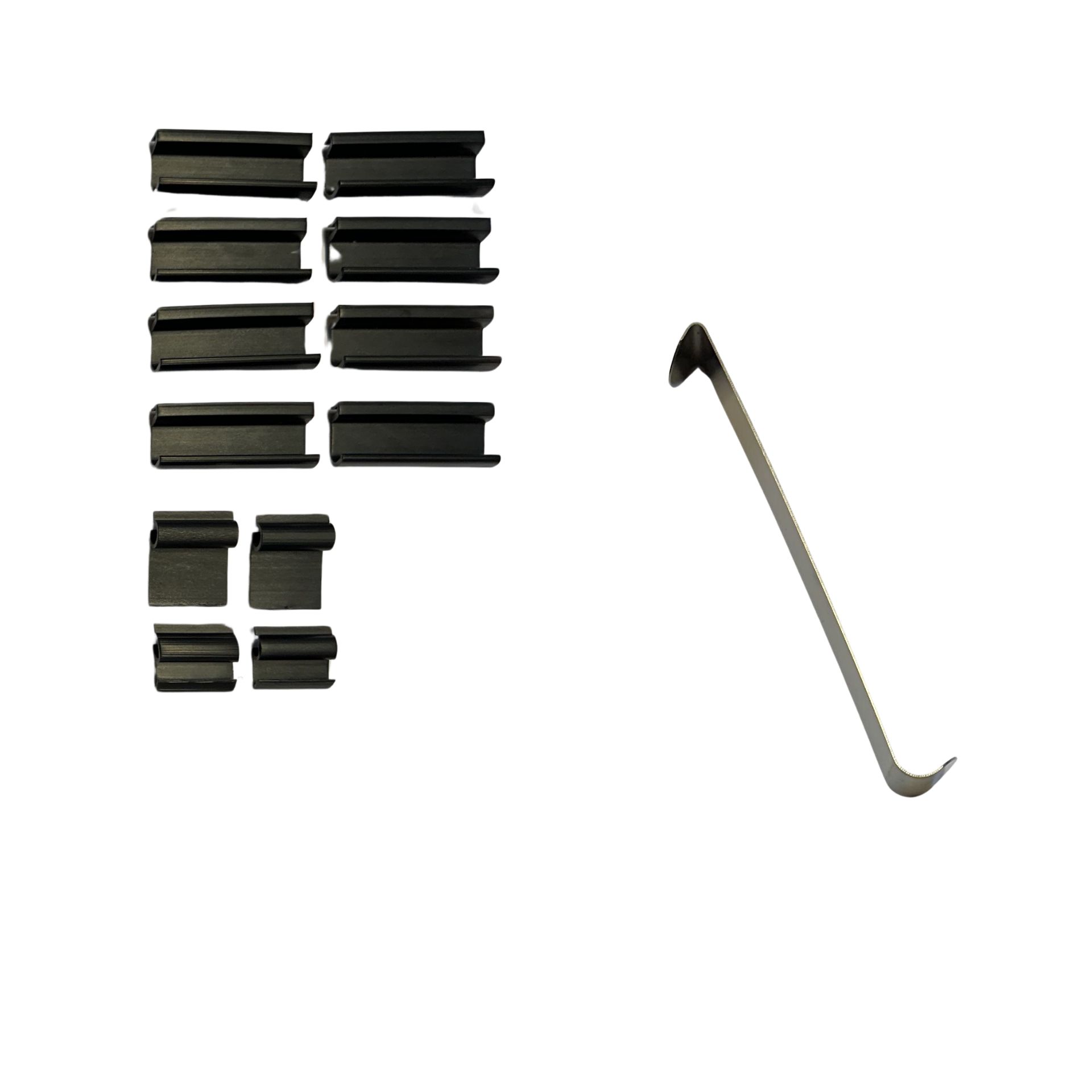 a holder set with installation aid for Mercedes A-class