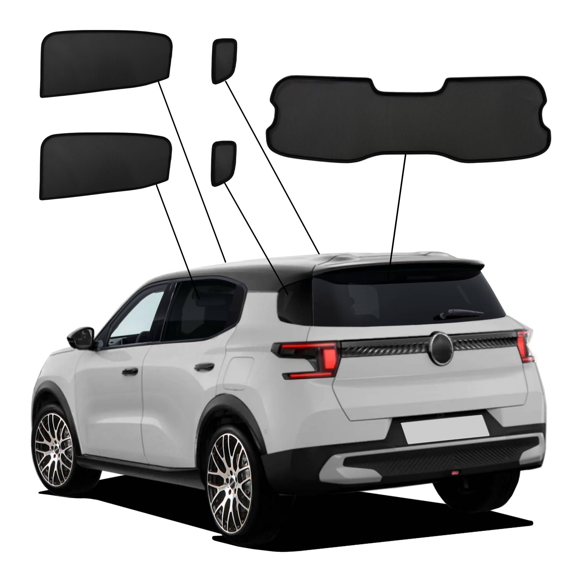 ein Citroen C3 Aircross mit einem ABC Set