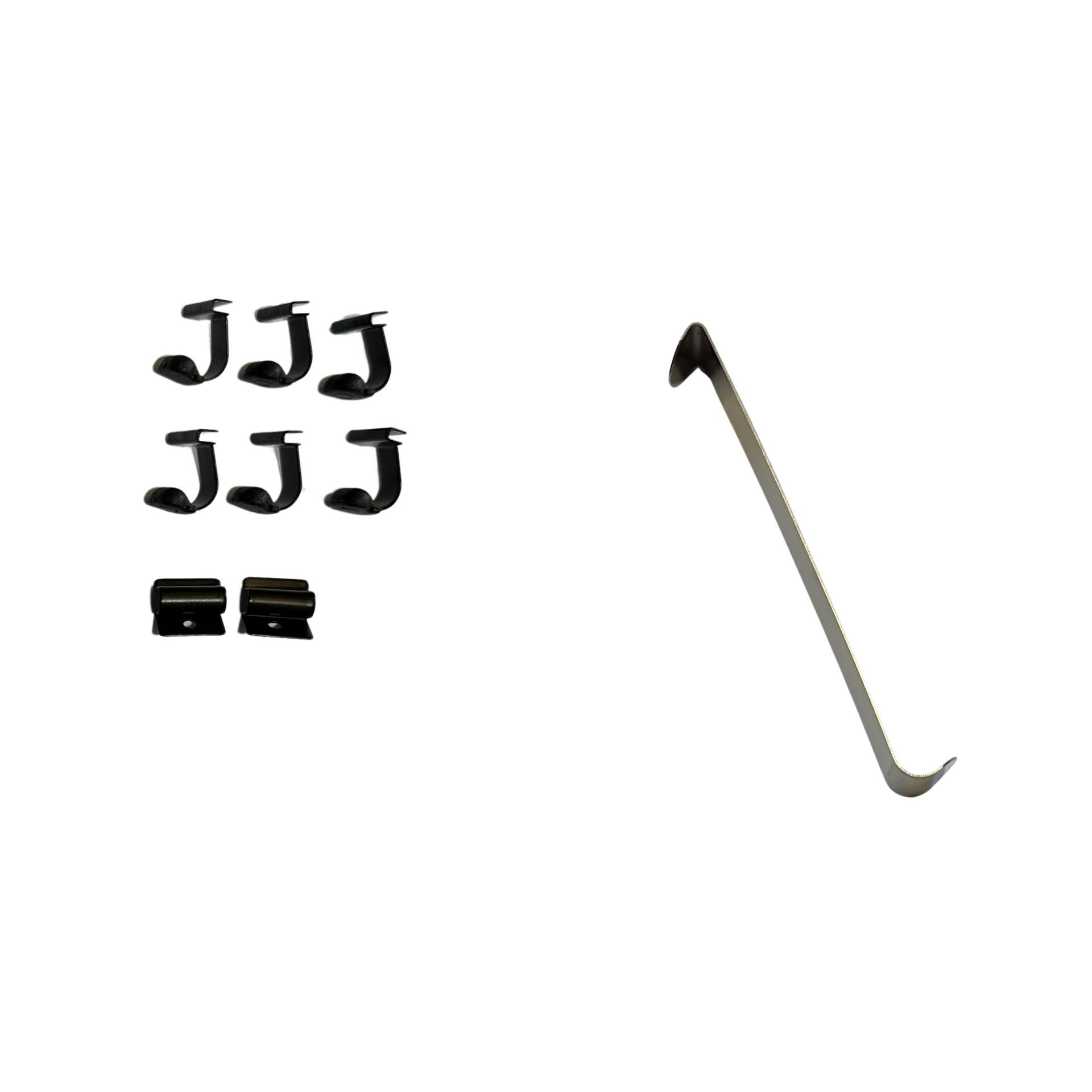 a holder set with installation aid for vw t-roc