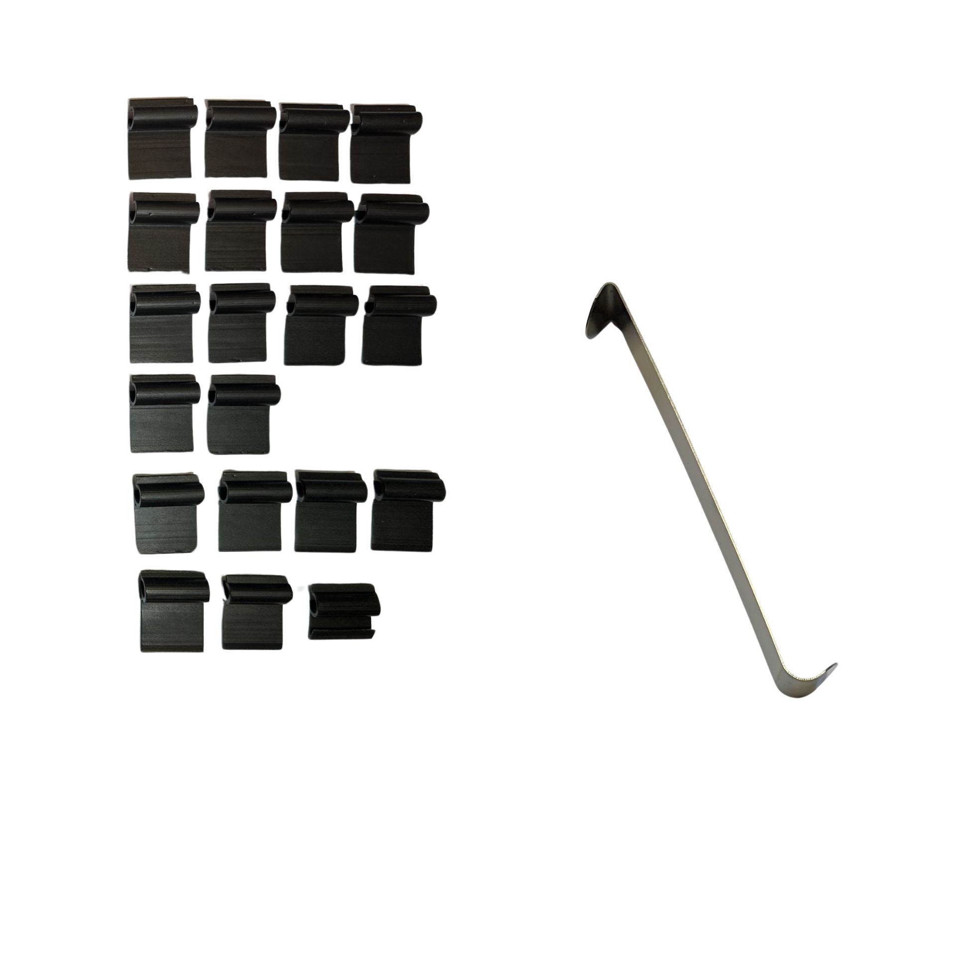 a holder set with installation aid for VW Caddy 5 Maxi