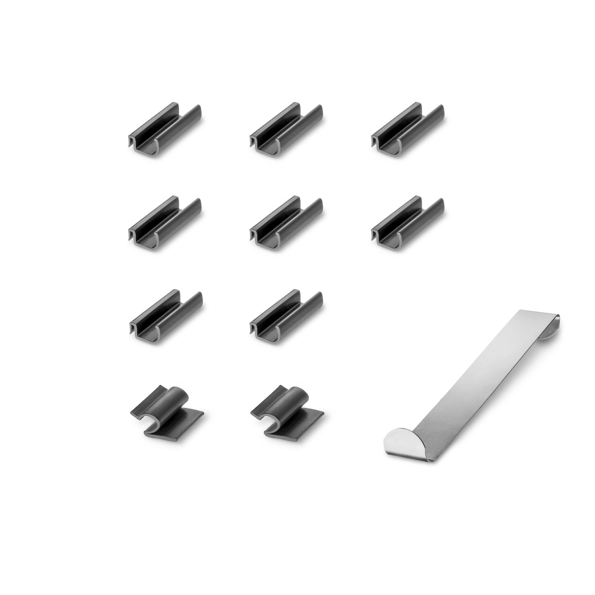 a holder set with installation aid for skoda citigo, vw up and seat mii