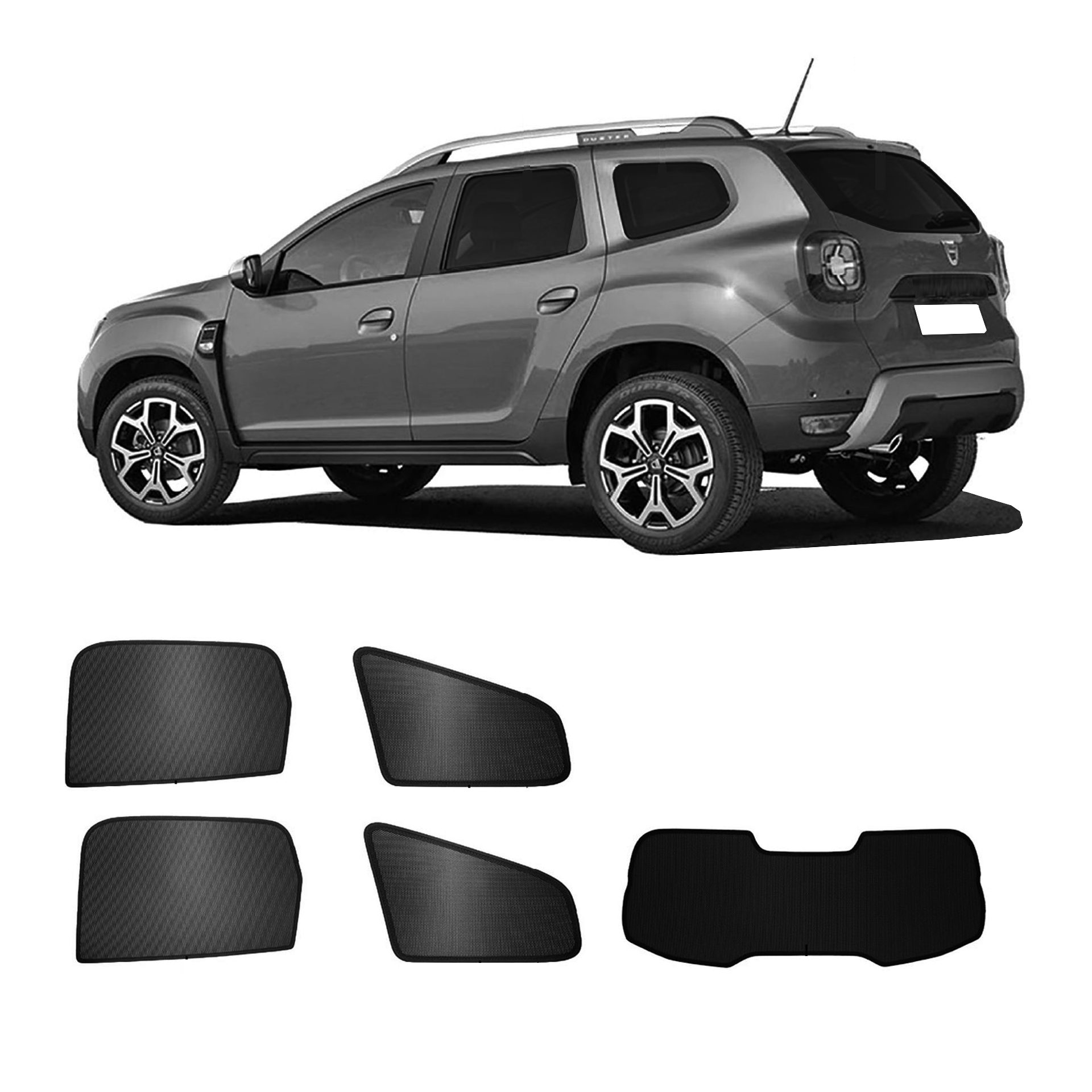ein dacia Duster 2 mit einem ABC Set