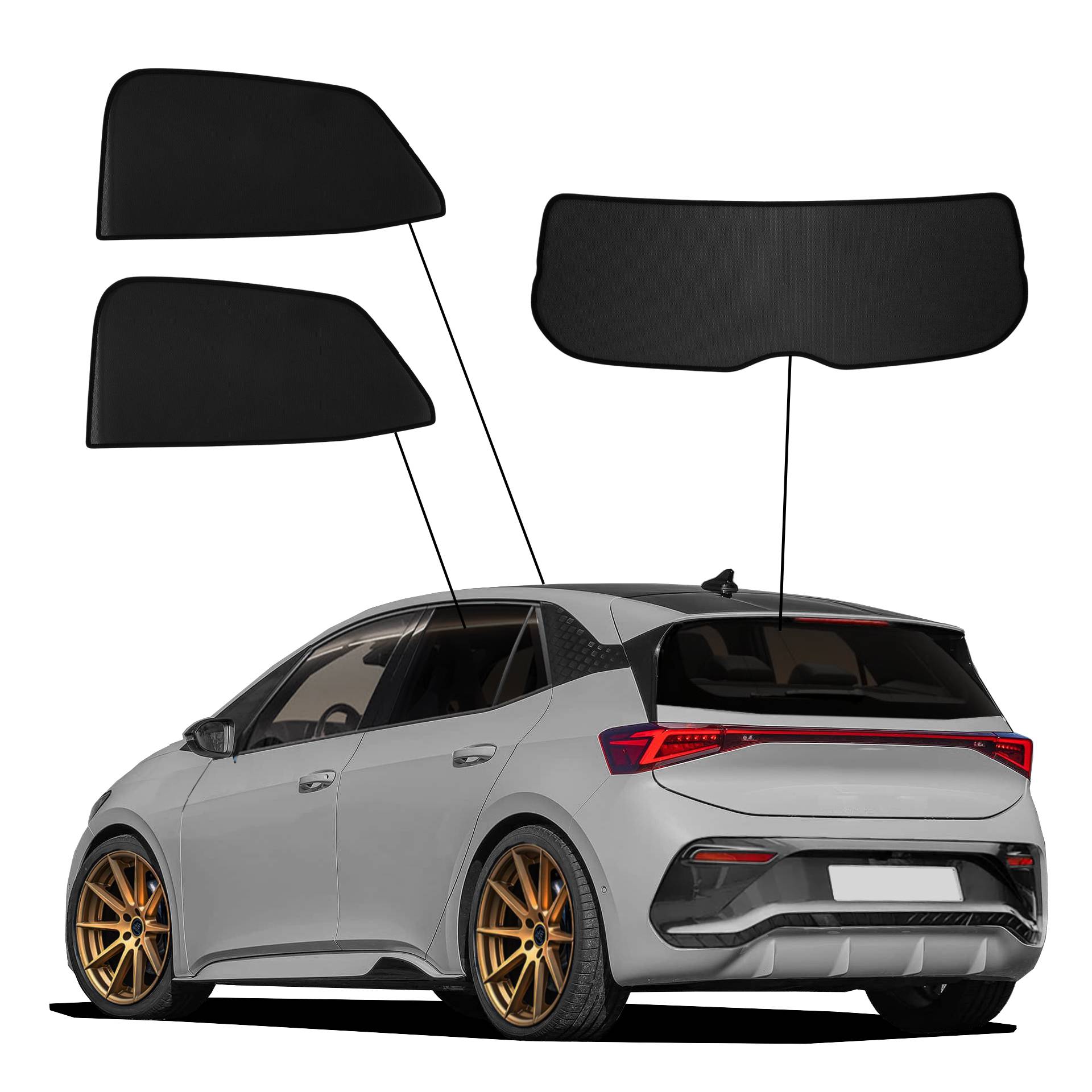 Cupra Born SunClip Auto Sonnenschutz & Sichtschutz 2020-