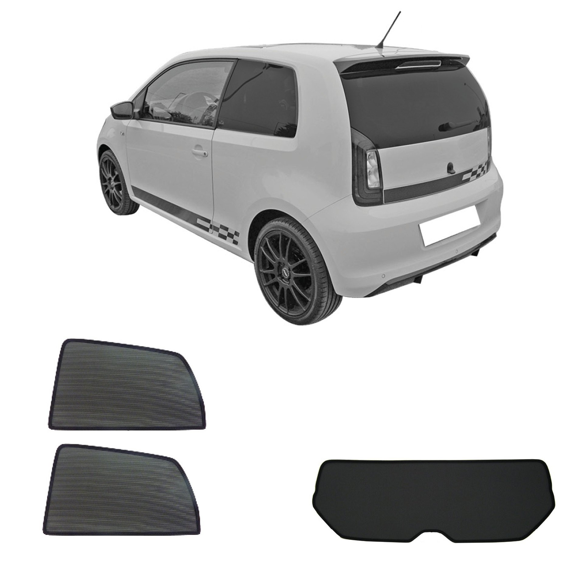 a Skoda Citigo with a BC set