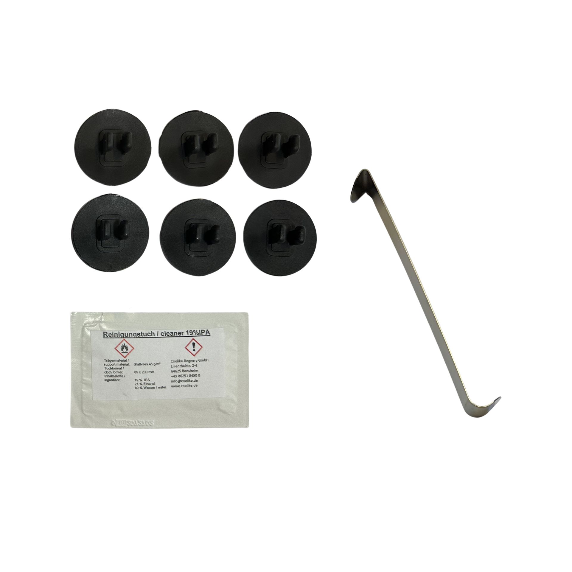 a holder set with installation aid for audi q5 sportback