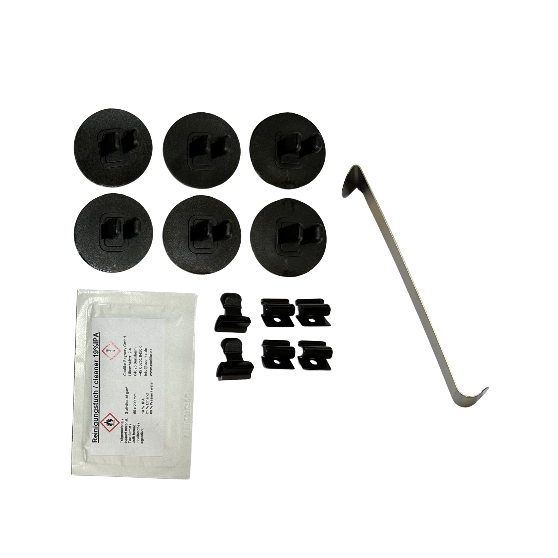 a holder set with installation aid for opel astra J sportstourer