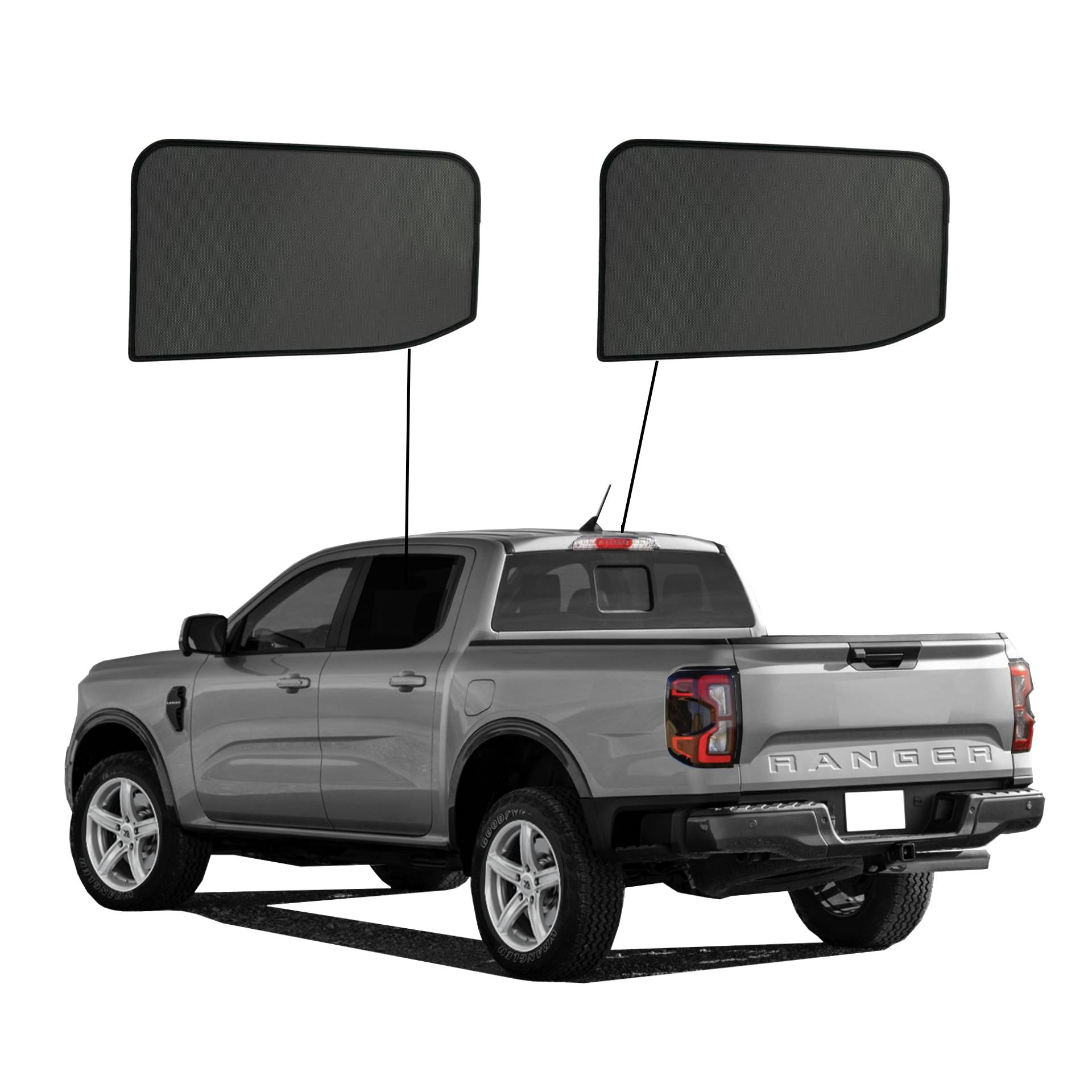 ein Ford Ranger Pick Up mit einem A Set