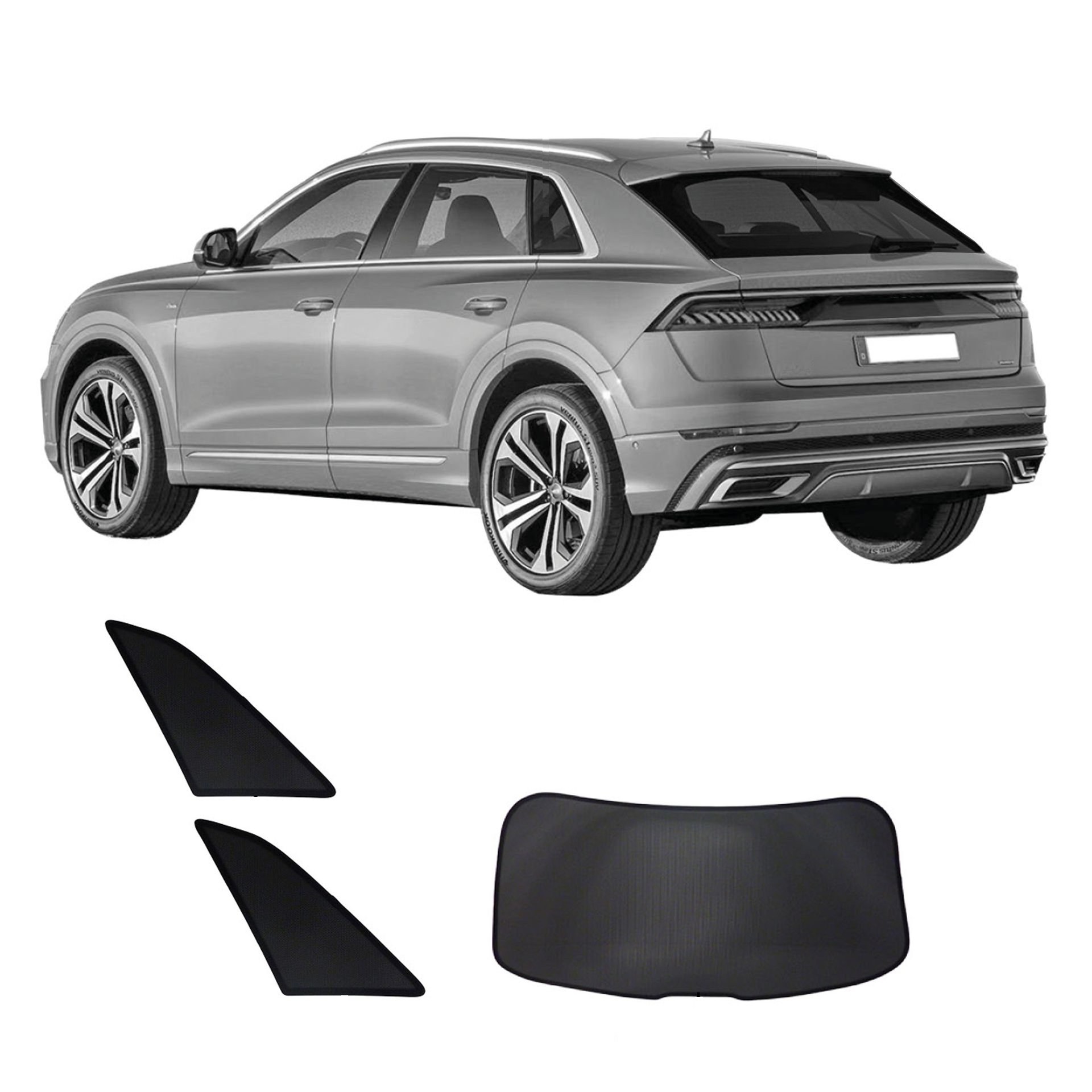 Audi Q8 Auto Sonnenschutz & Sichtschutz Sonniboy 2018-