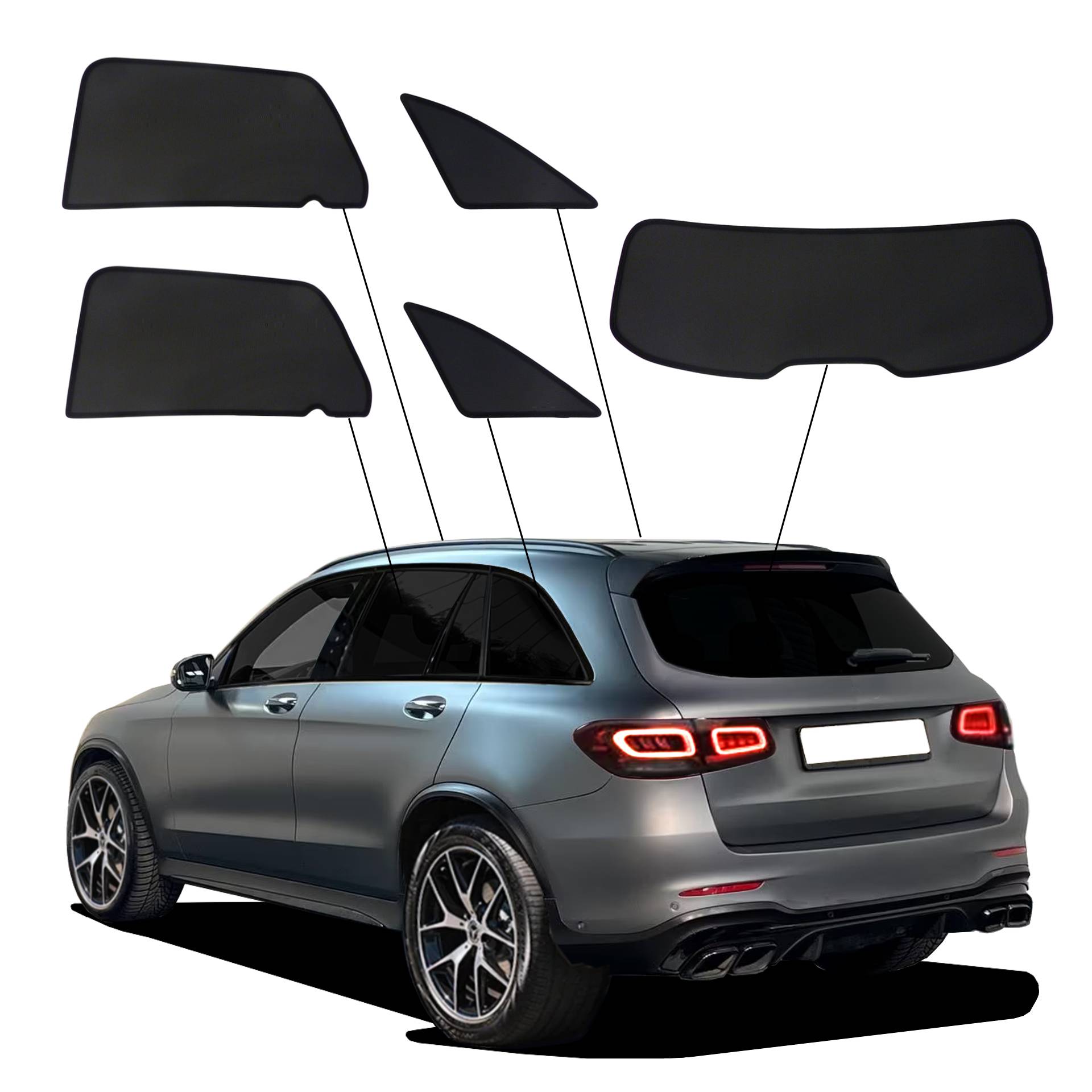 ein Mercedes GLC mit einem ABC Set