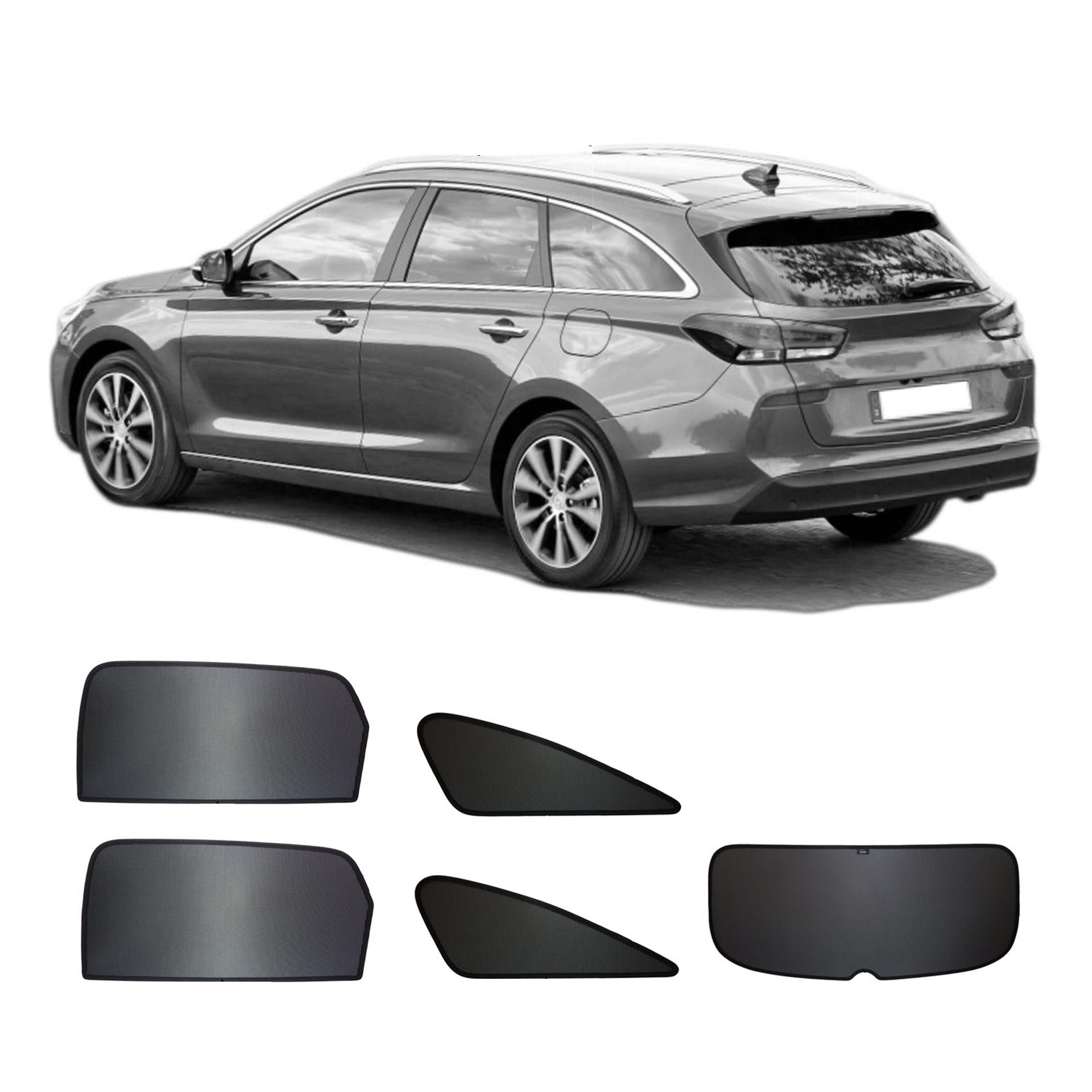 a Hyundai i30 with an ABC set