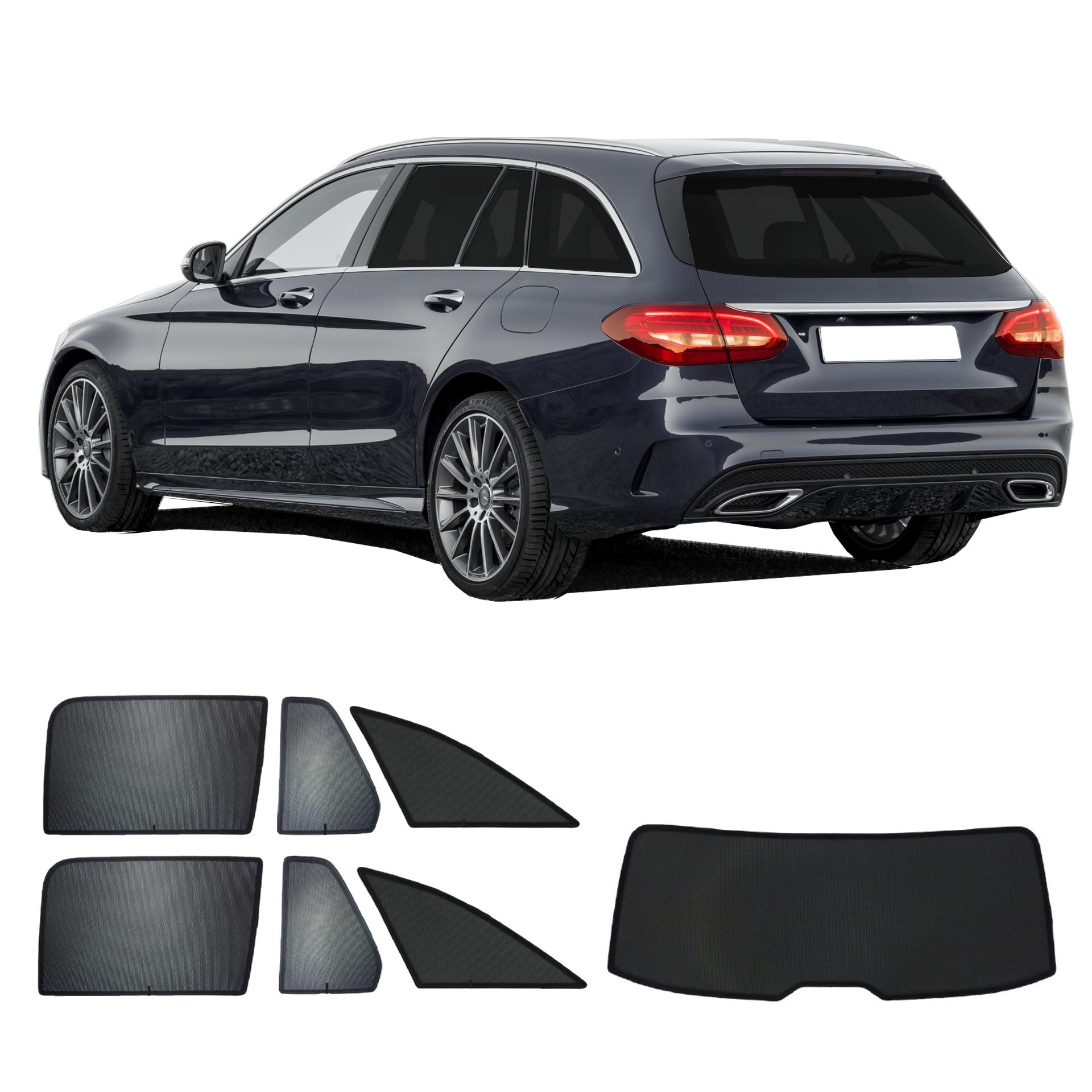 a Mercedes C-class t-model with an ABC set