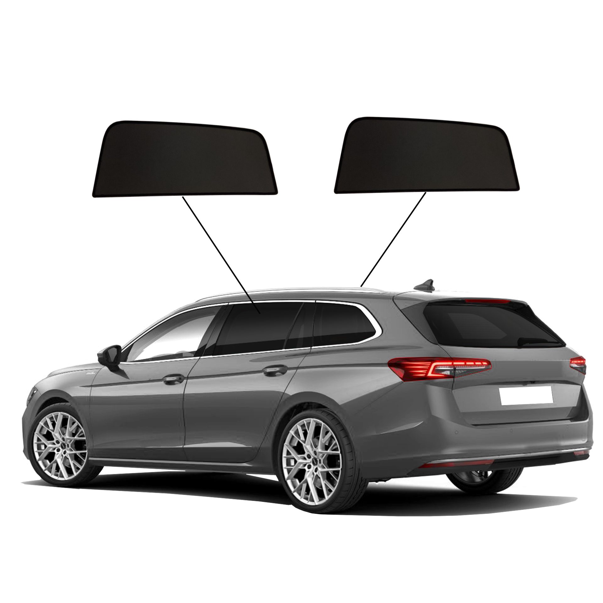 a Skoda Superb 4 with an A set