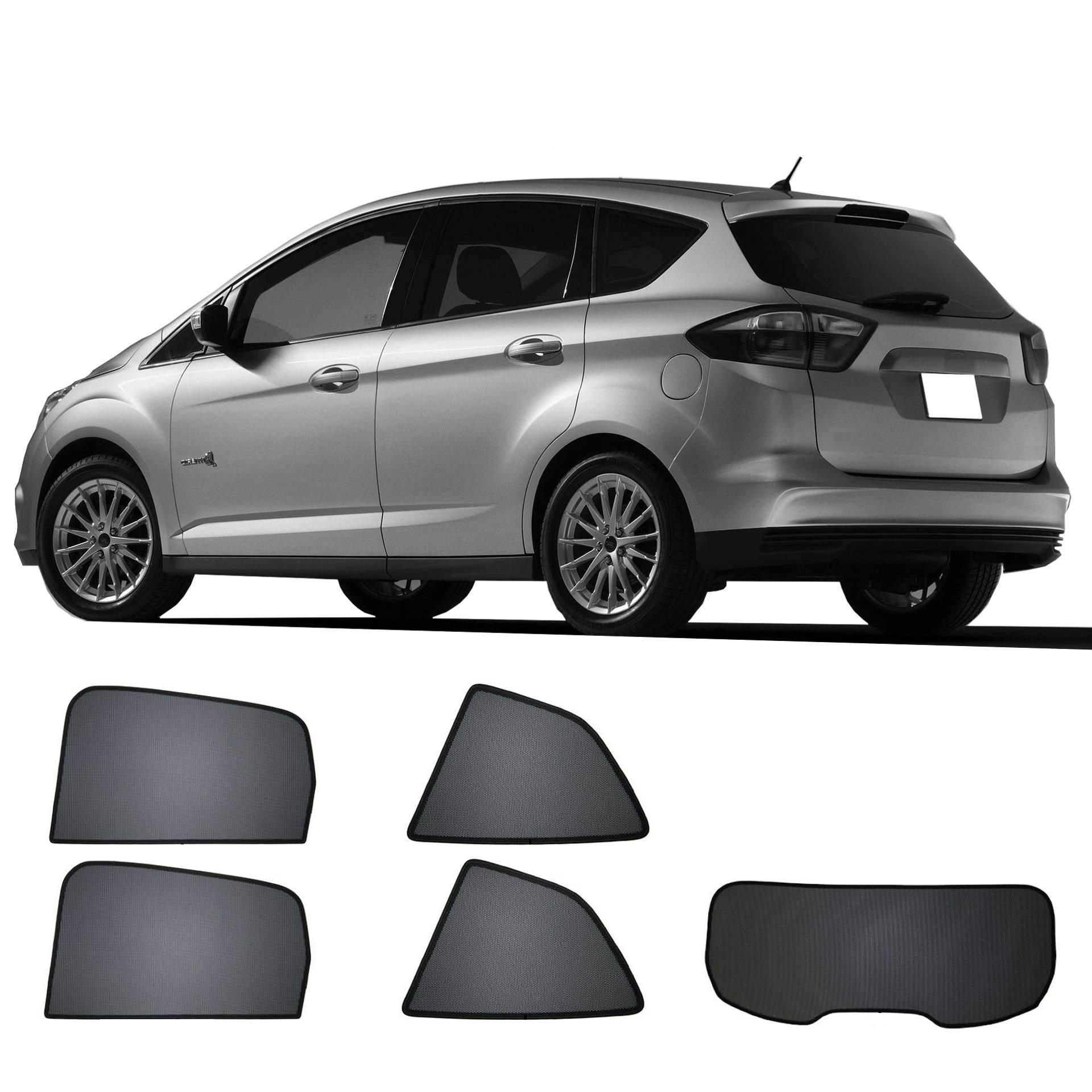 Ford C-Max II Auto Sonnenschutz & Sichtschutz Sonniboy 2010-2019 ein Ford C-Max 2 mit einem ABc Set