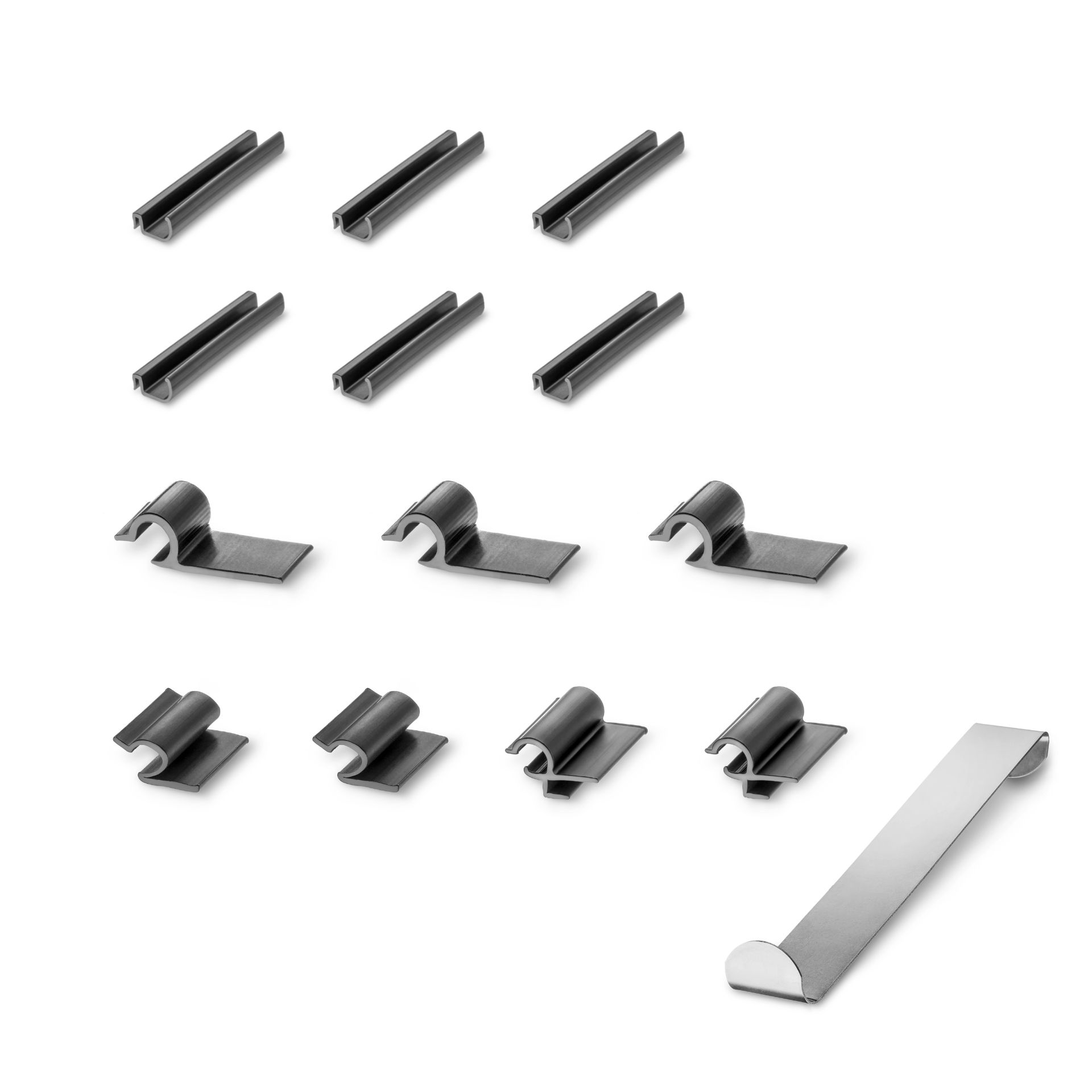 a holder set with installation aid for VW ID4