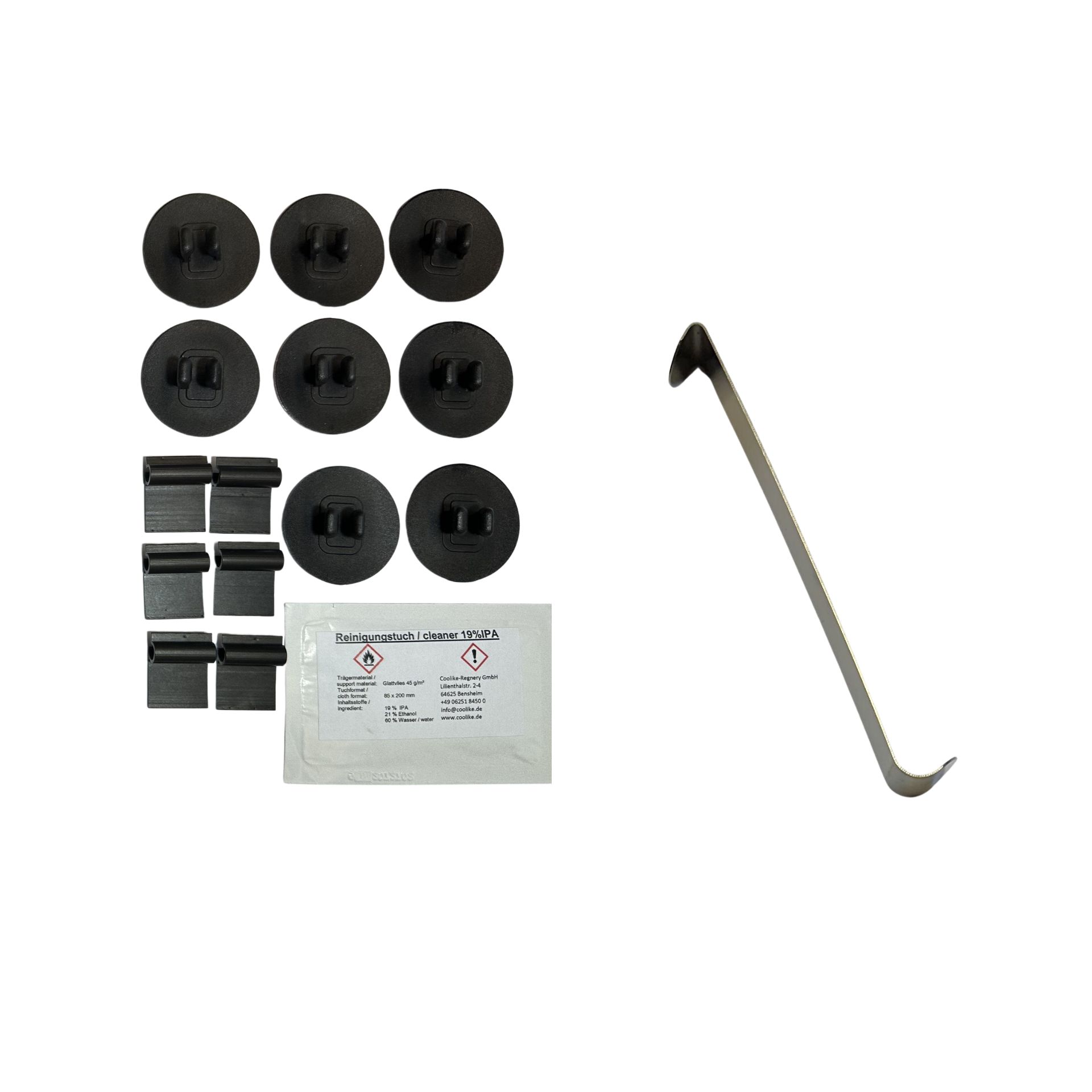 ein Halterset mit Einbauhilfe für 2er BMW Active Tourer