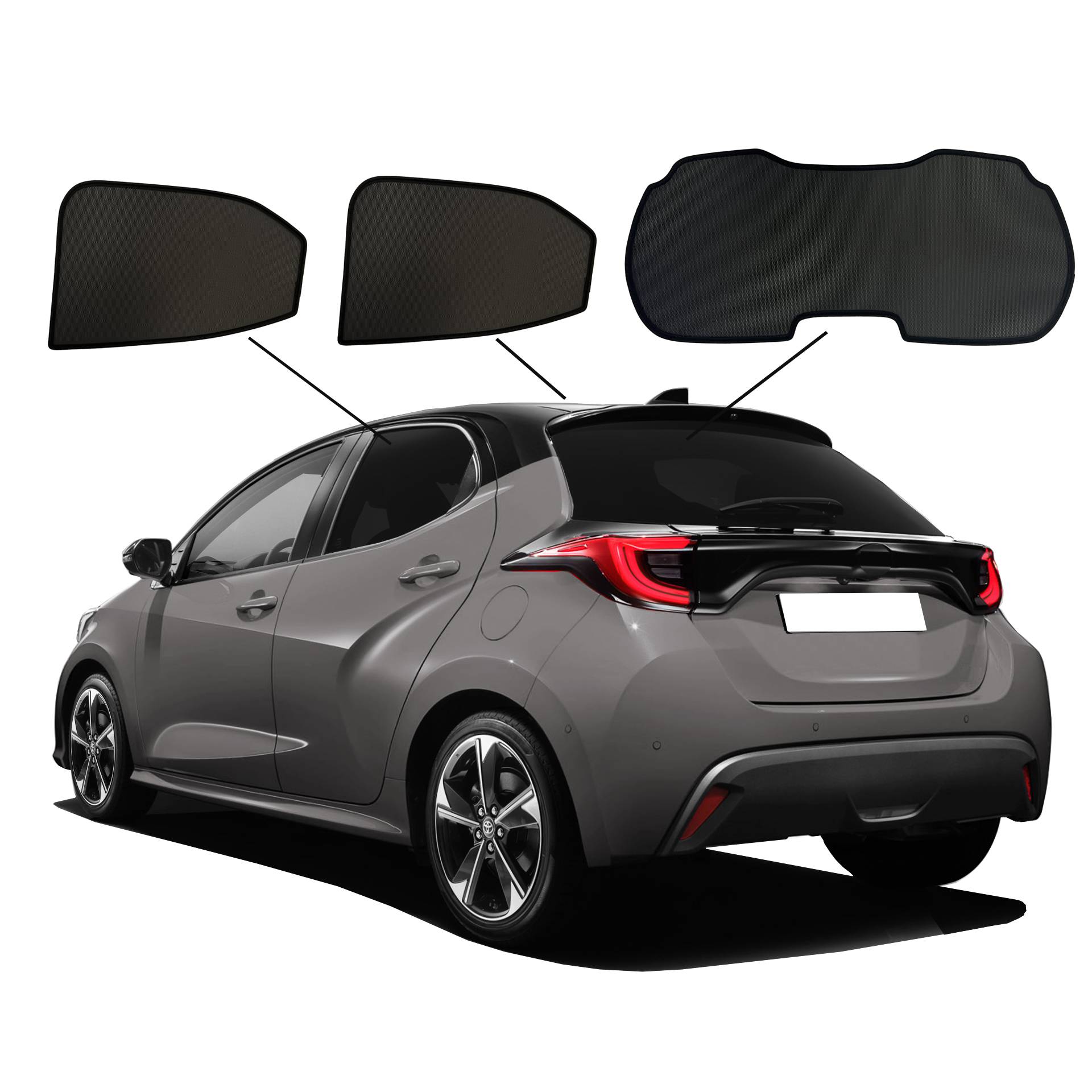 a Toyota Yaris with an AC Set