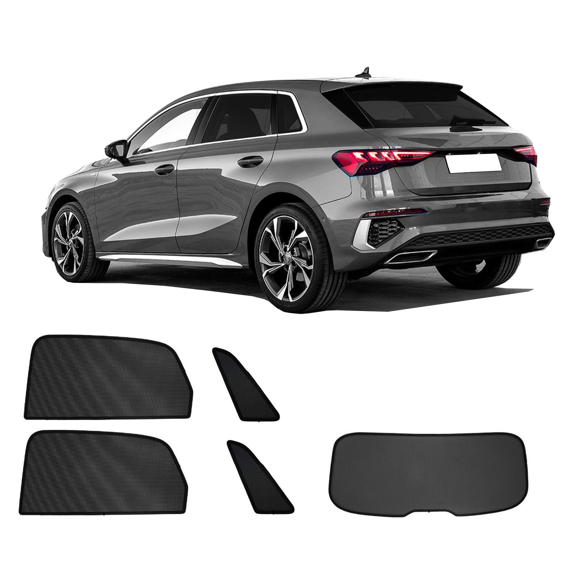 ein Audi A3 mit einem ABC Set