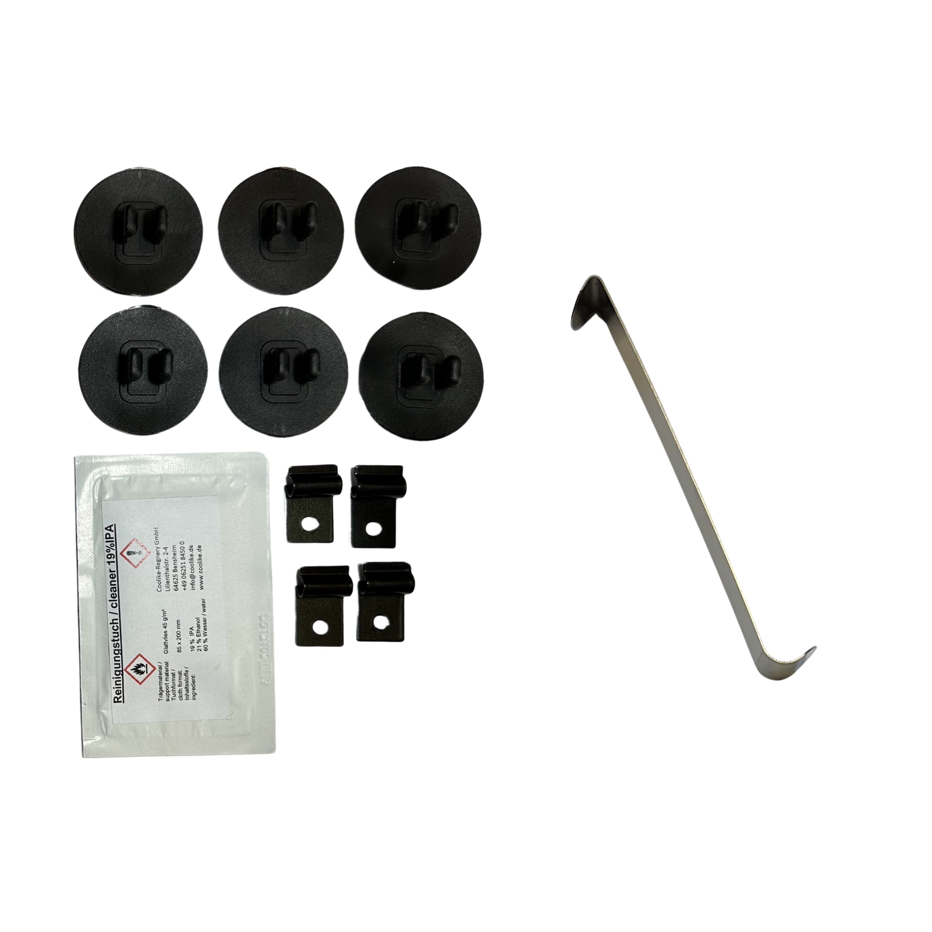 ein Halterset mit Einbauhilfe für Mercedes E-Klasse Limousine