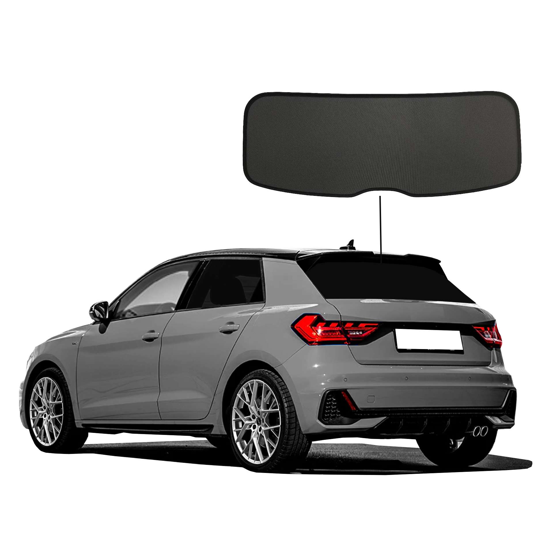ein Audi A1 mit einem C-Teil