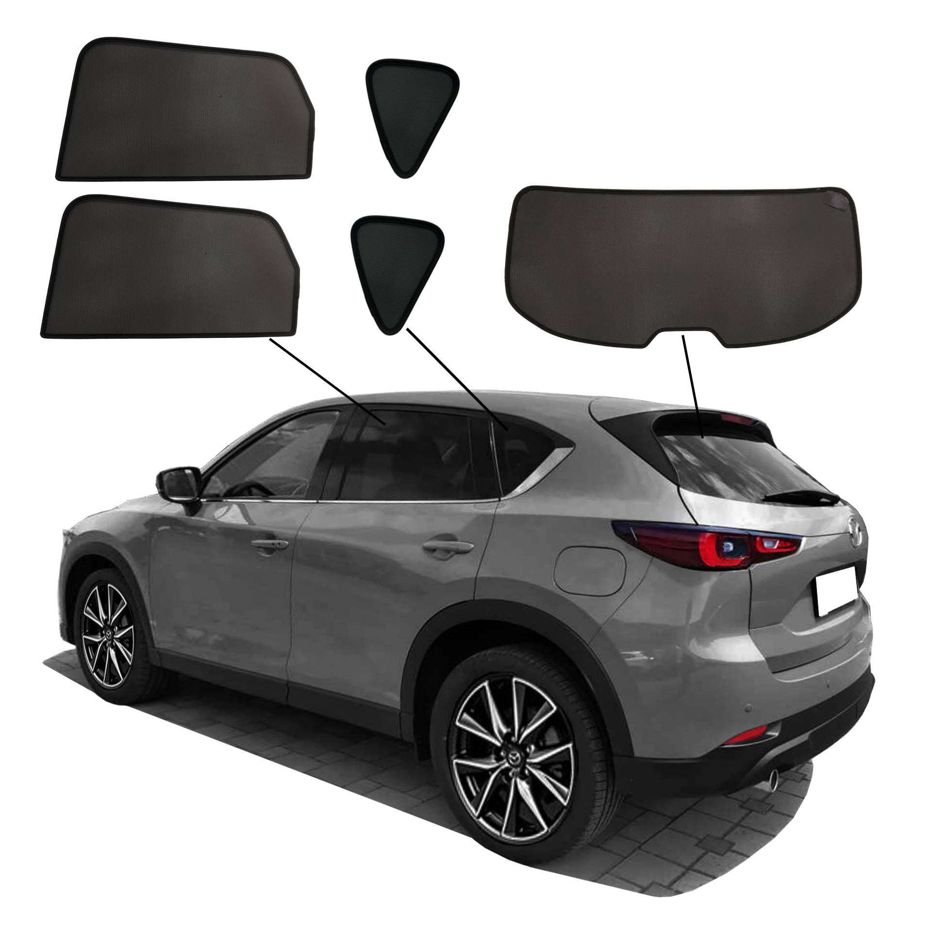 Mazda CX-5 Sonnenschutz SunClip Sonniboy 2017-