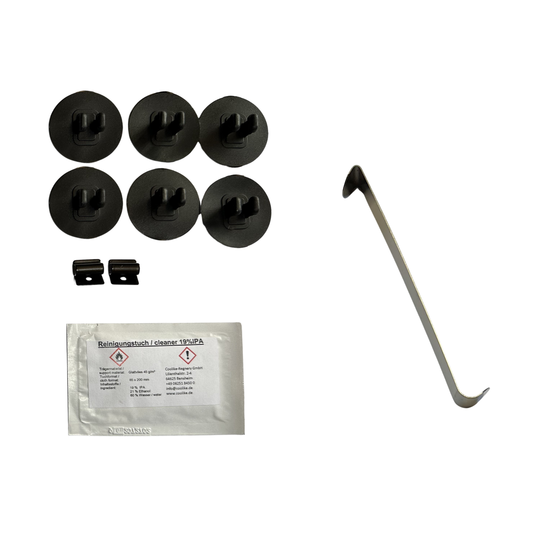 ein Halterset mit Einbauhilfe für 1er BMW 