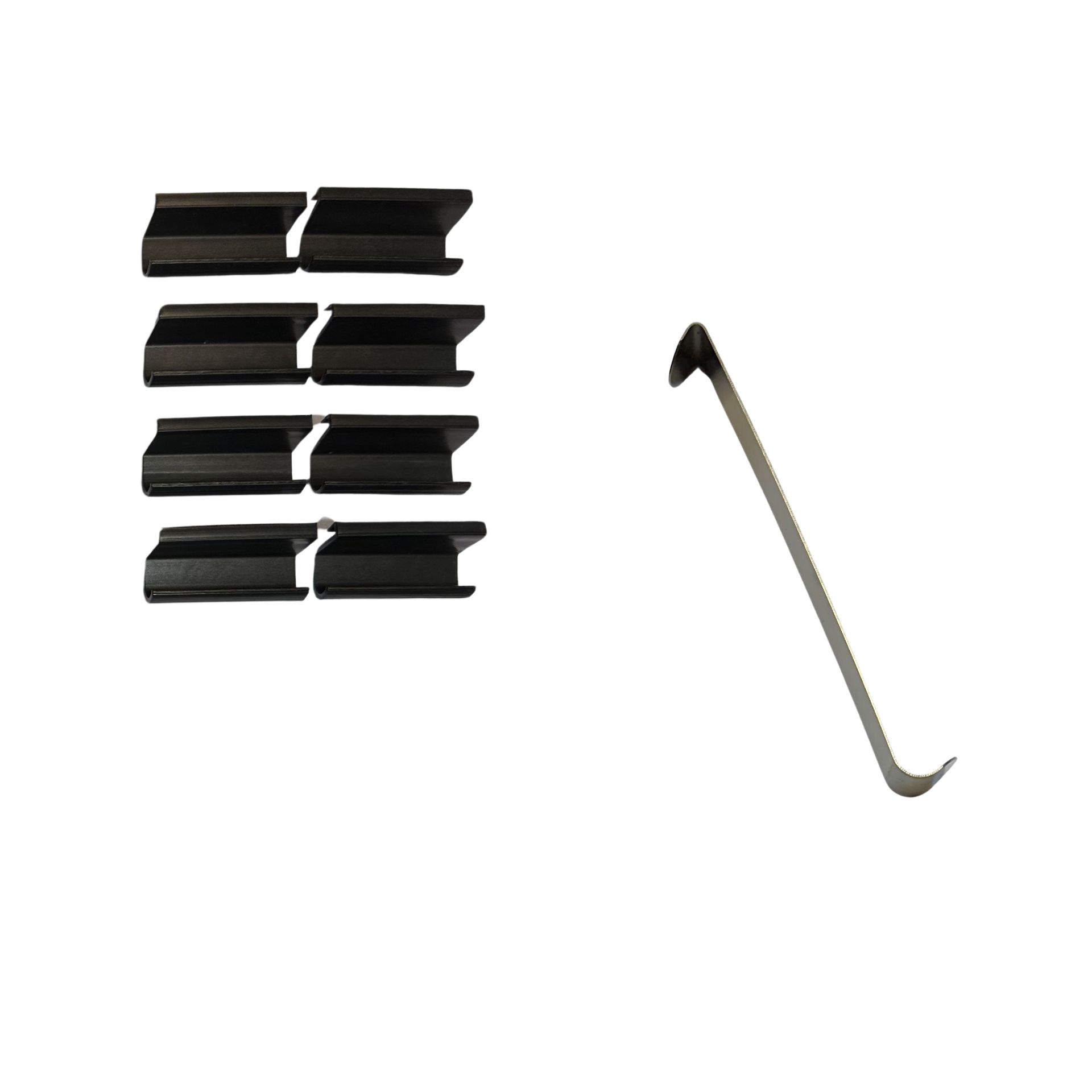 a holder set with installation aid for VW Amarok 2 or Ford Ranger Pick Up