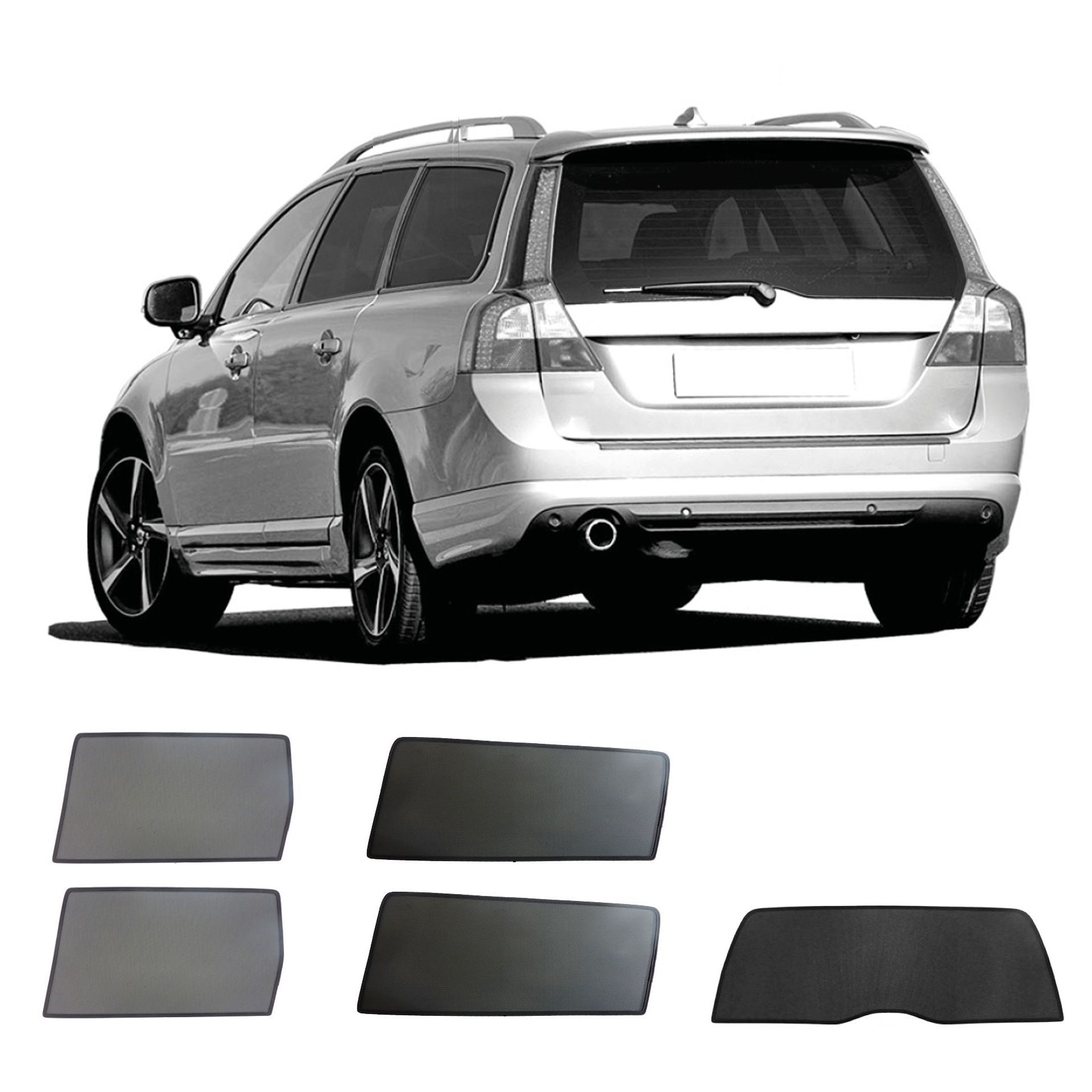 a Volvo V70 2 with an ABC set