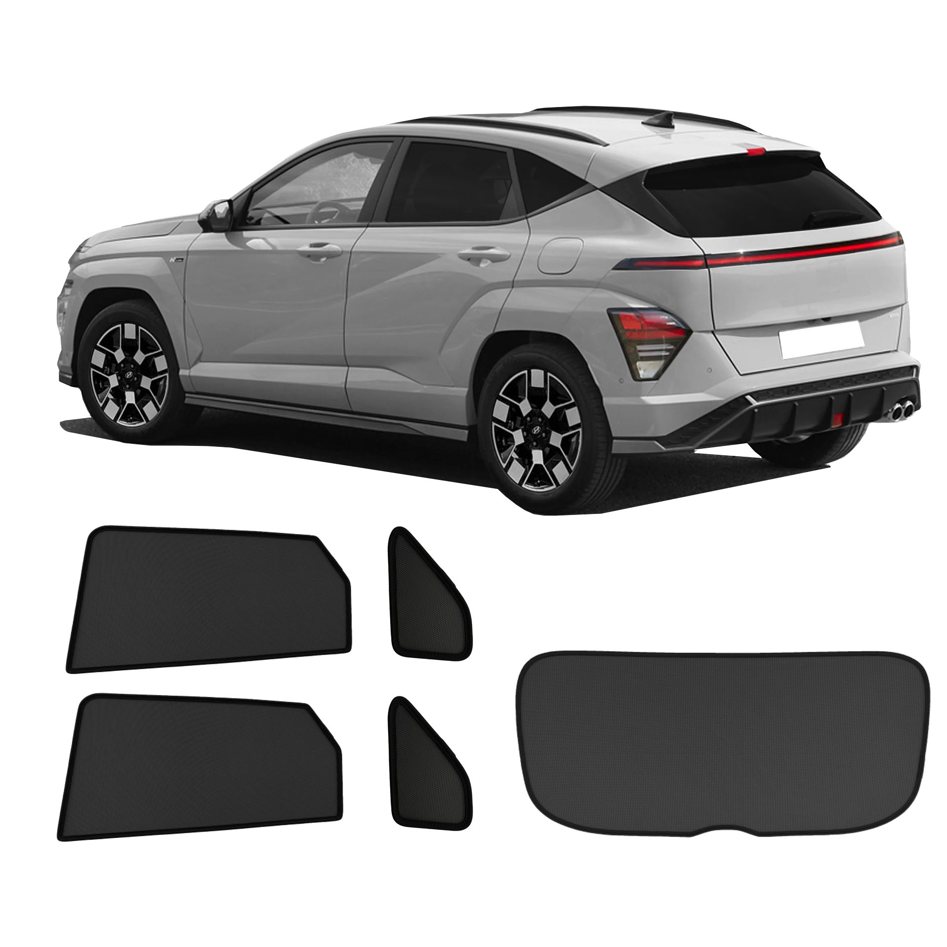 ein Hyundai Kona 2 mit einem ABC Set