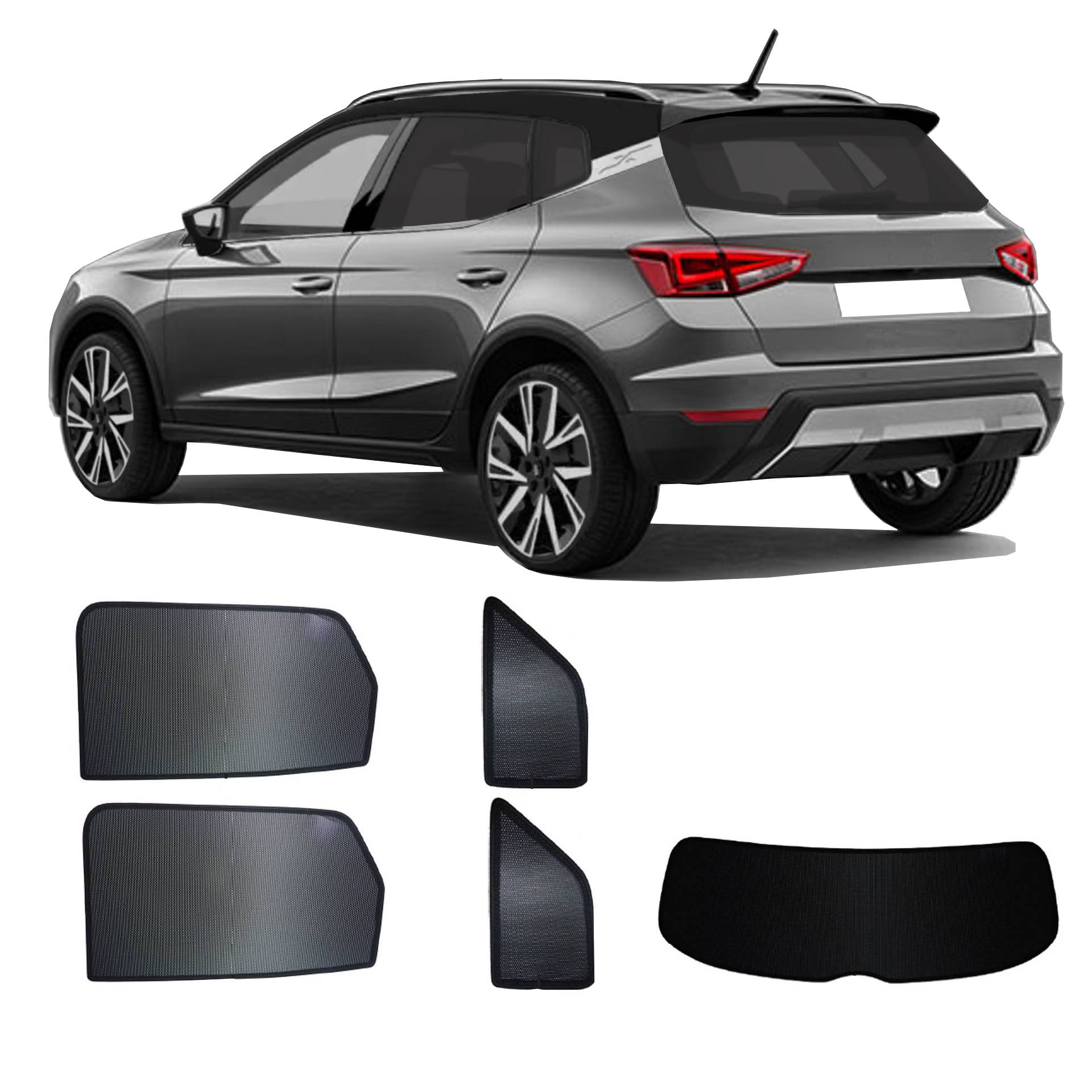 a Seat Arona with an ABC set