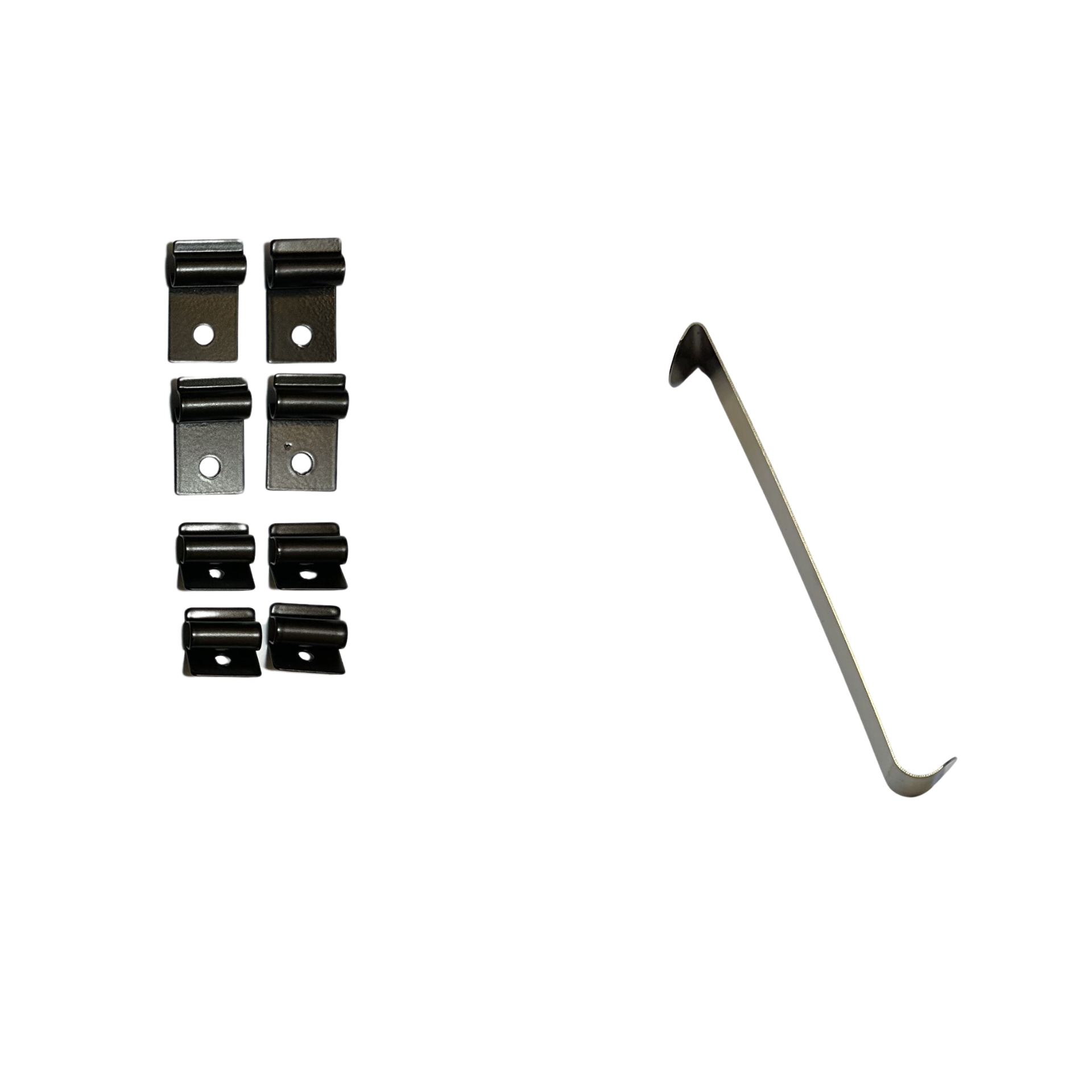 a holder set with installation aid for fiat 500