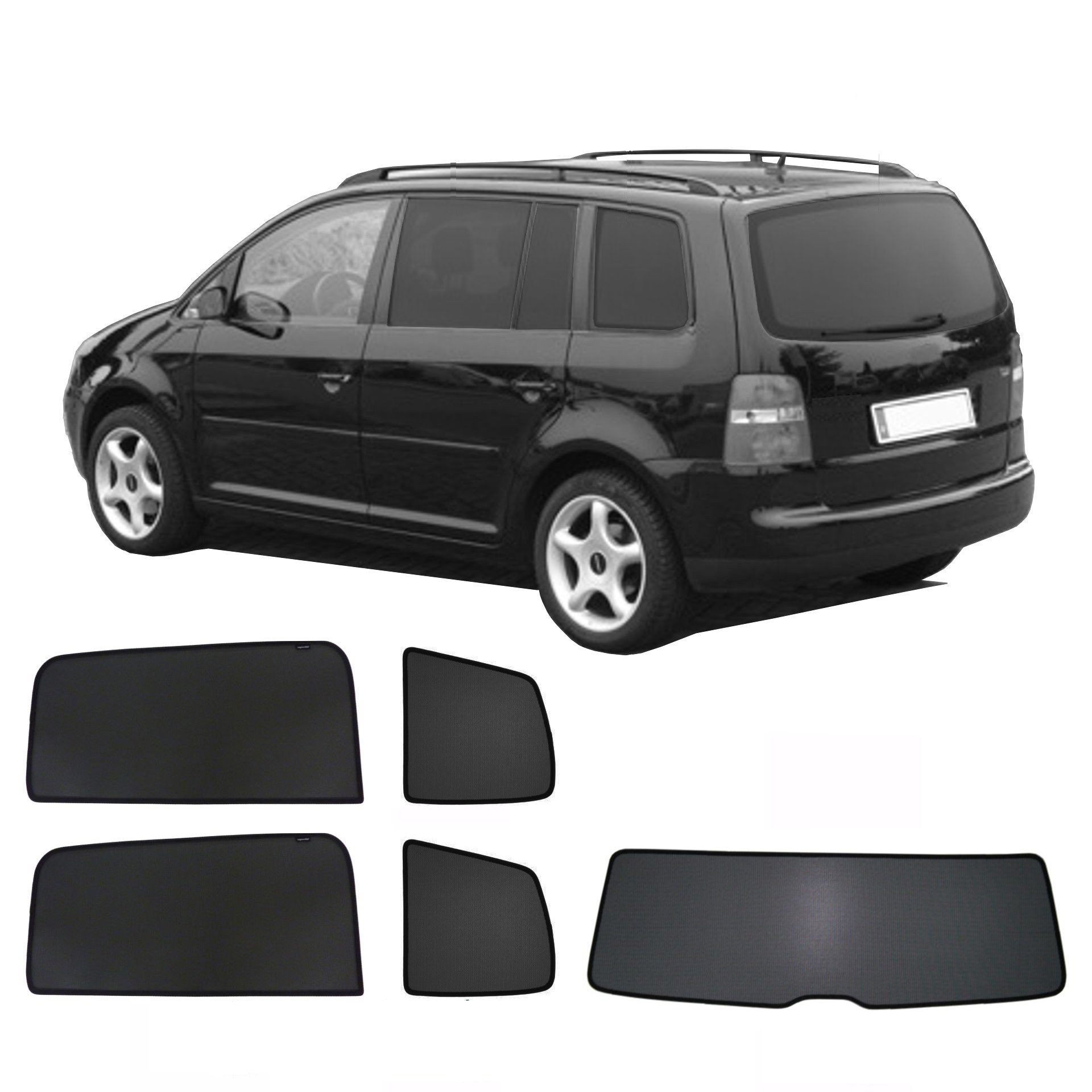 ein VW Touran mit einem ABC Set
