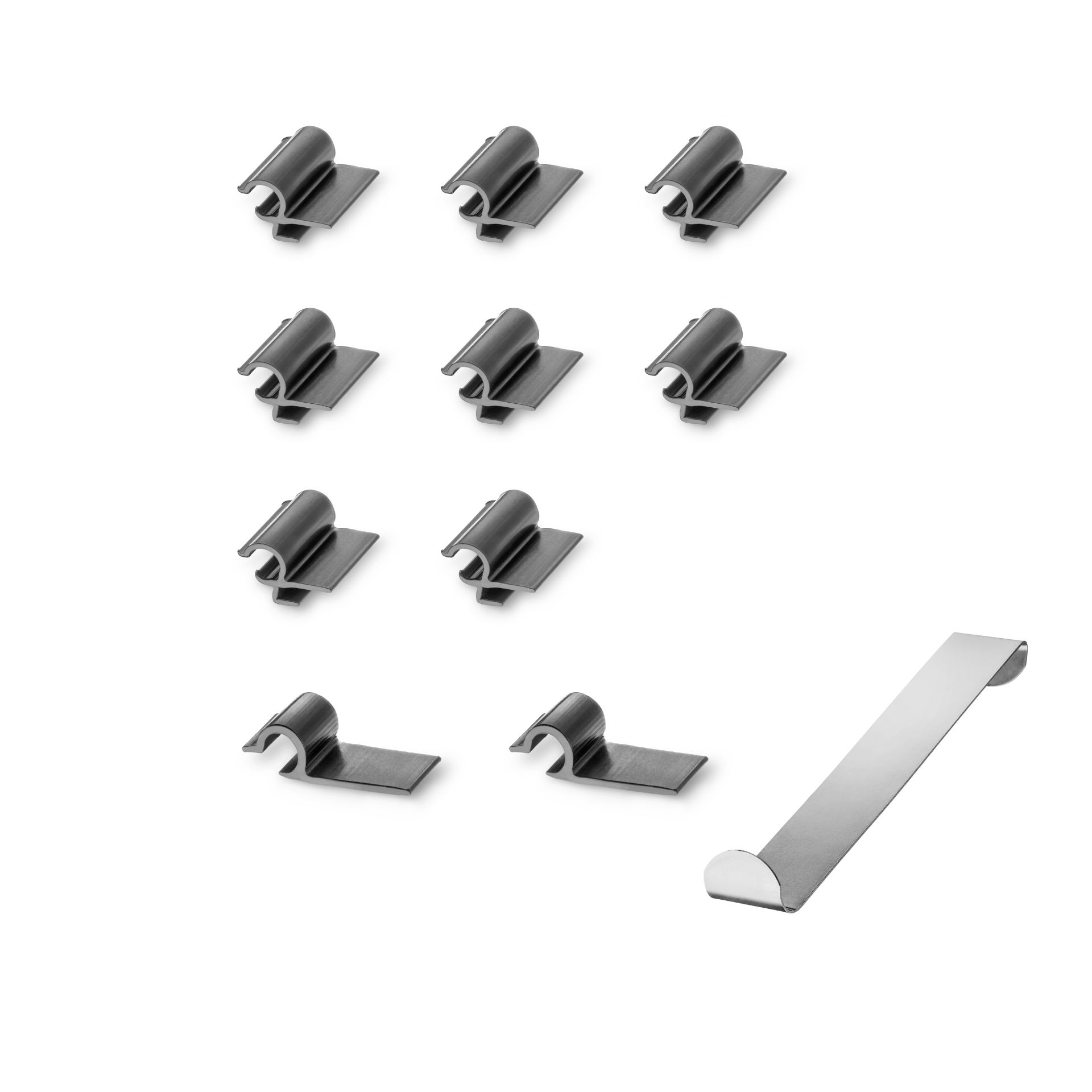 ein Halterset mit Einbauhilfe für Mercedes GLC