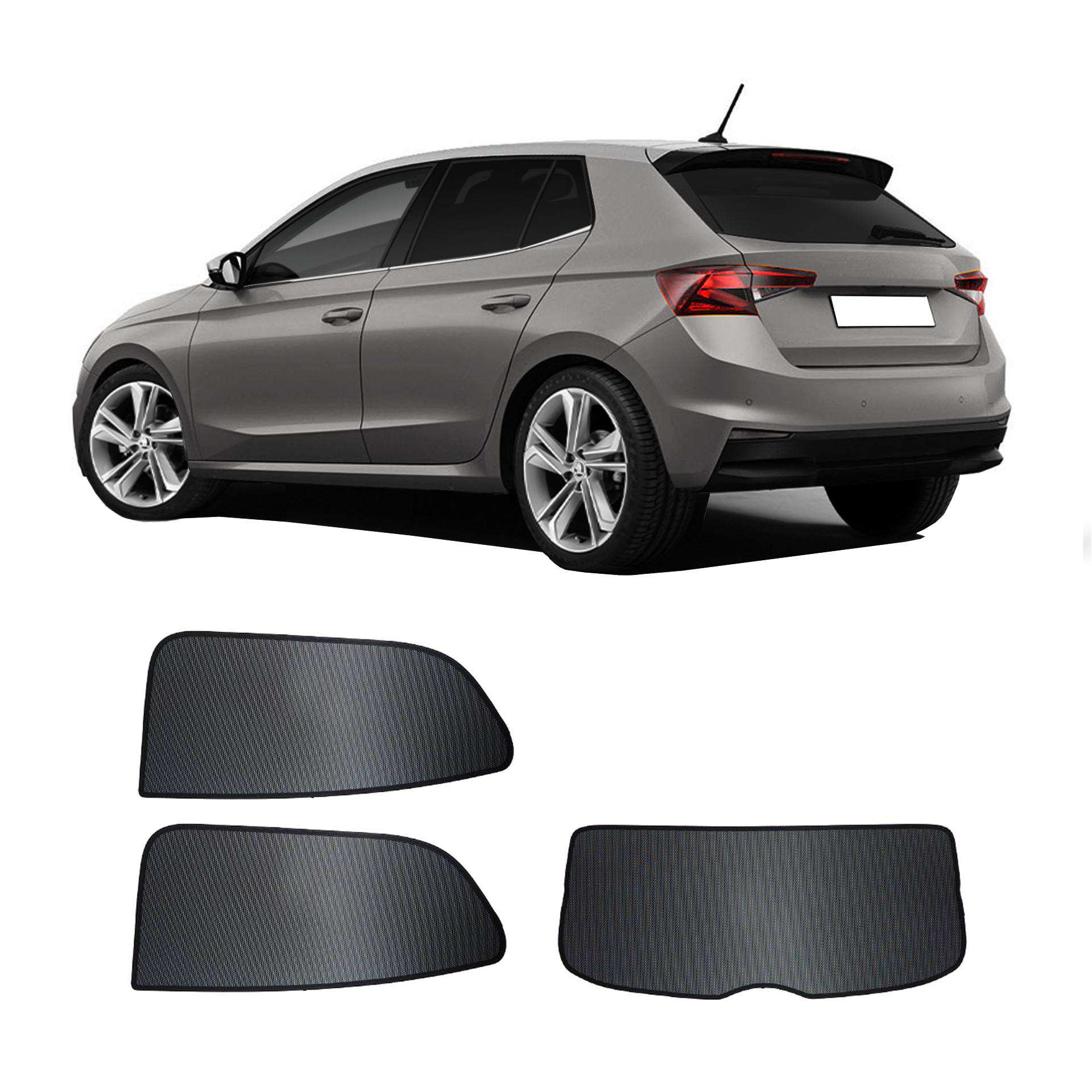 ein Skoda Fabia 4 mit einem AC Set