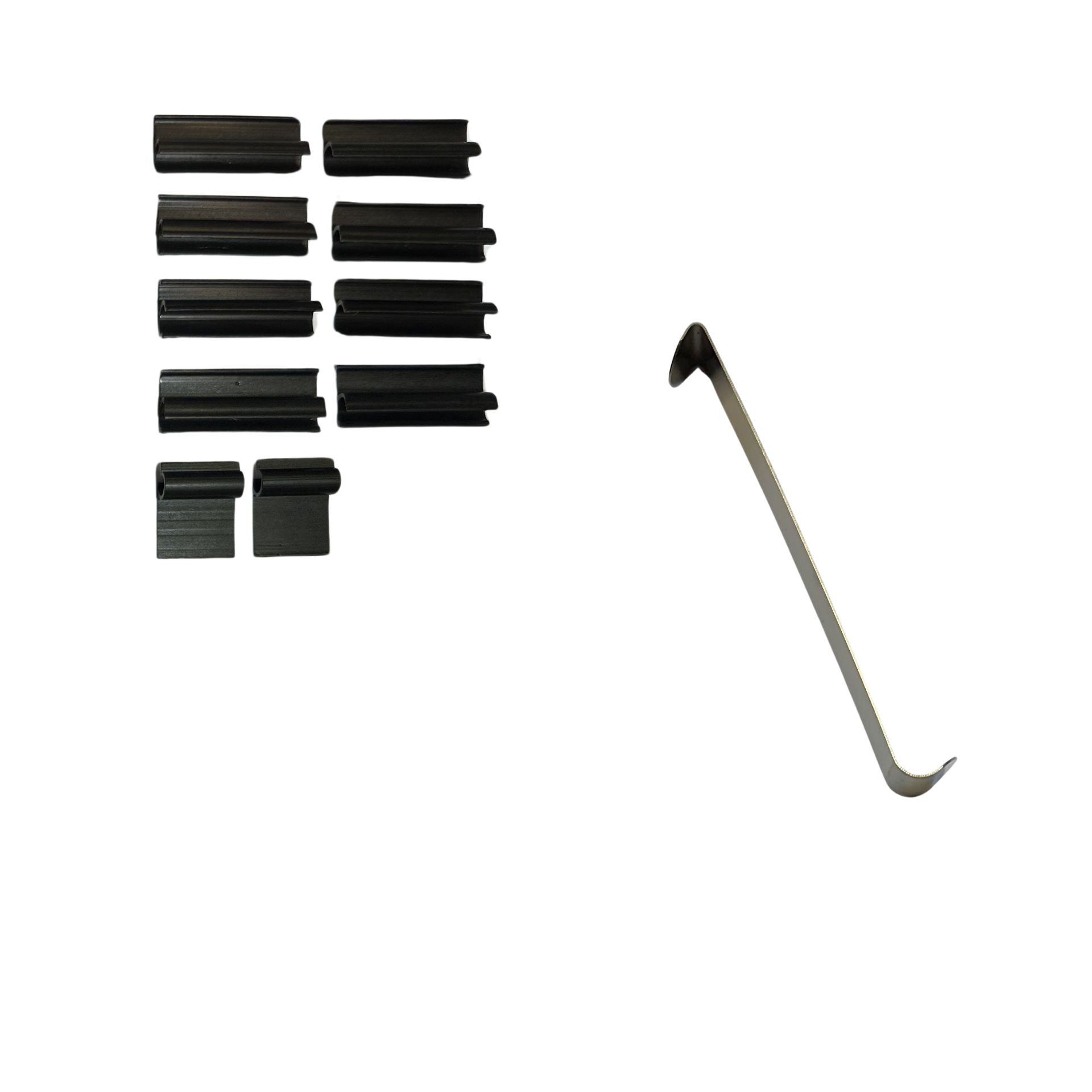 a holder set with installation aid for BMW 1 series