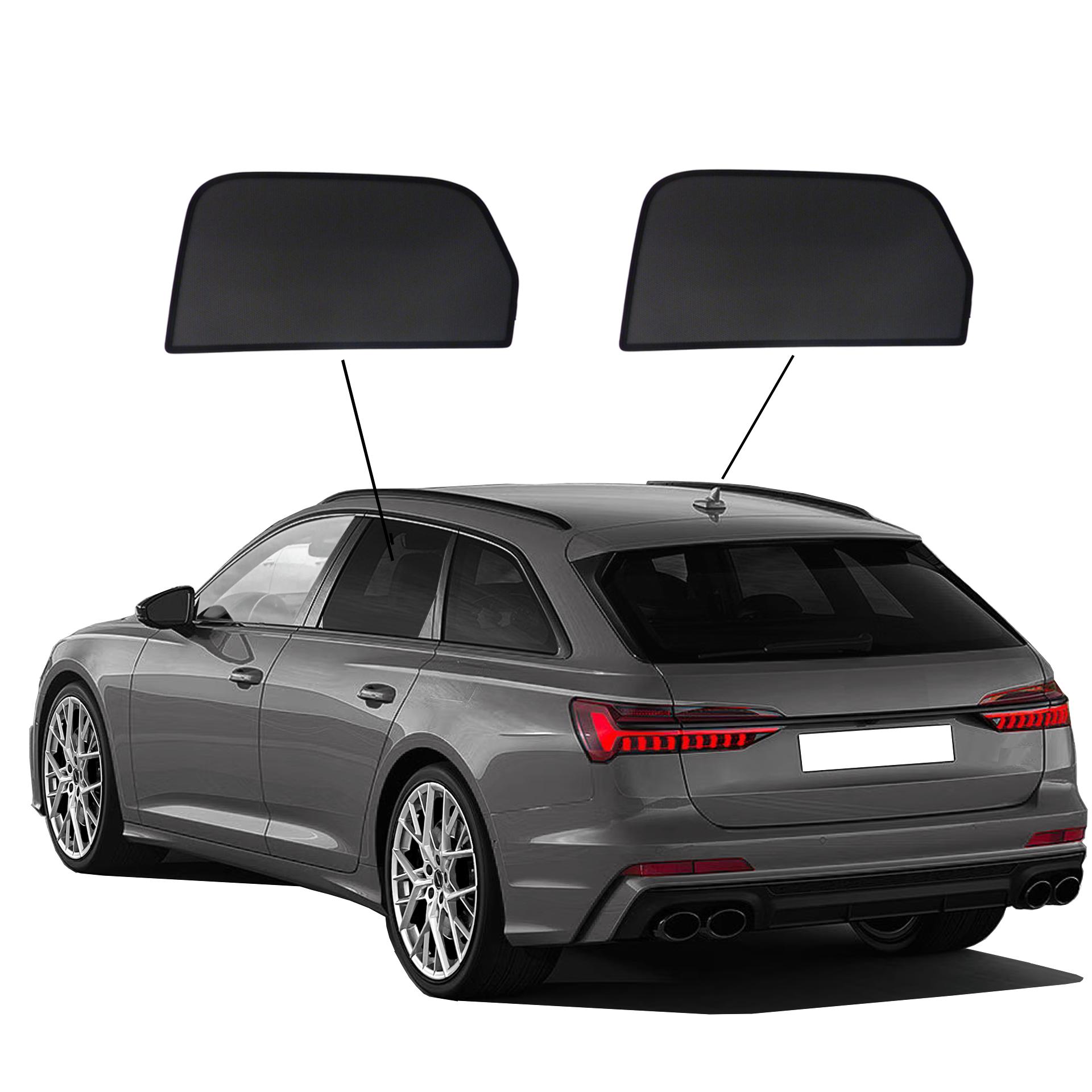 Audi A6 Avant SunClip Auto Sonnenschutz & Sichtschutz 2018-2025 Türfenster-Set 2-teilig ein Audi A6 mit einem A Set