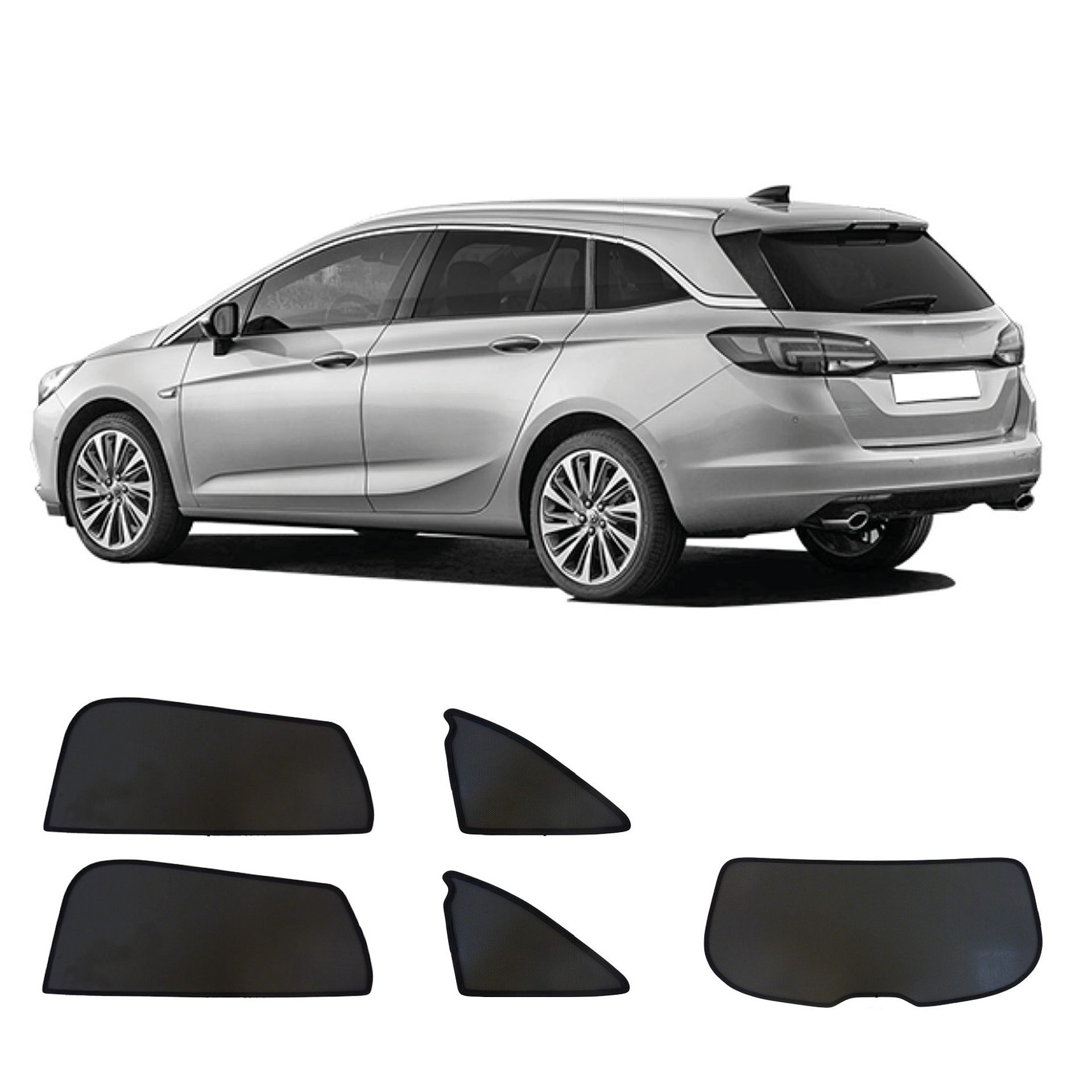 an Opel Astra K sportstourer with an ABC set