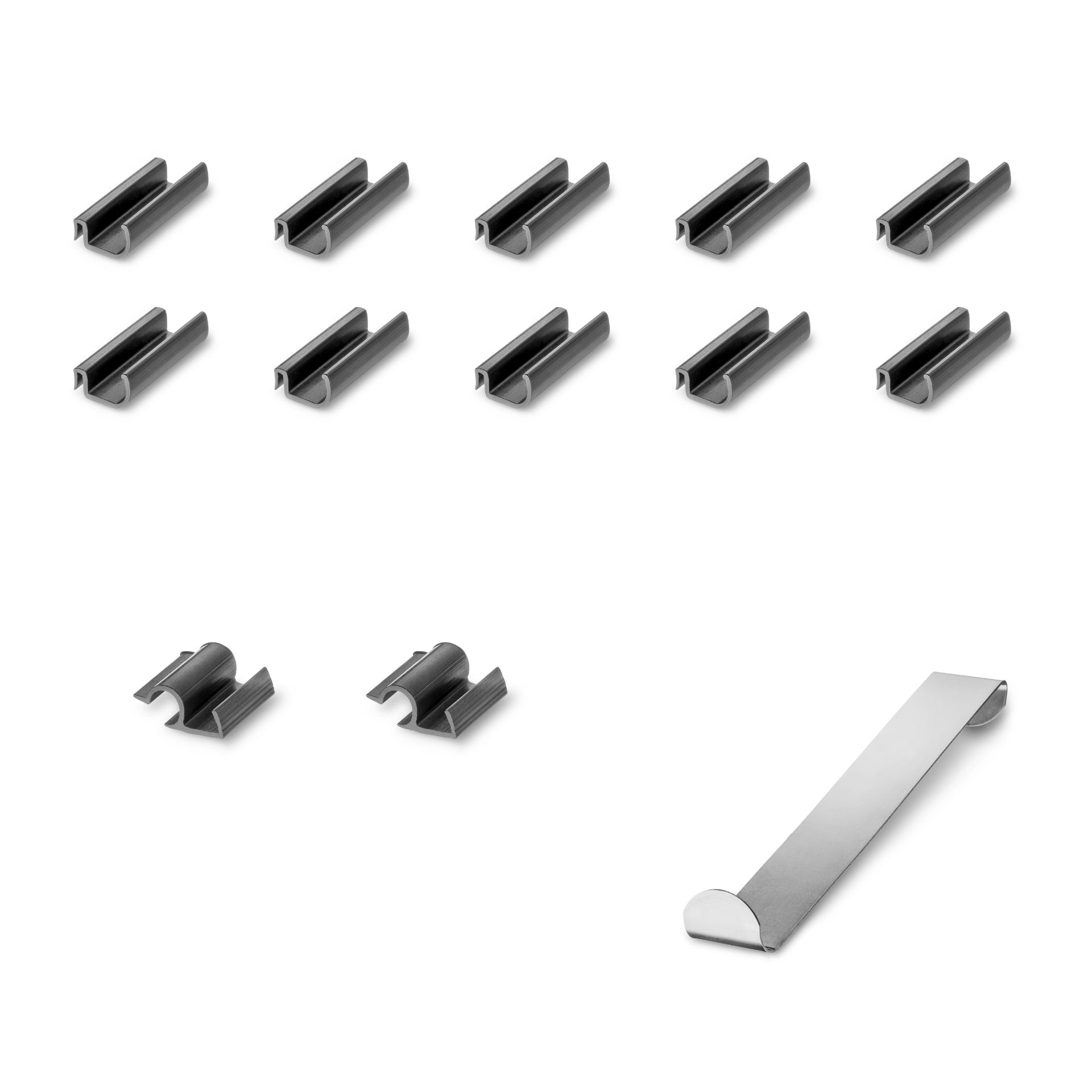 a holder set with installation aid for vw tiguan