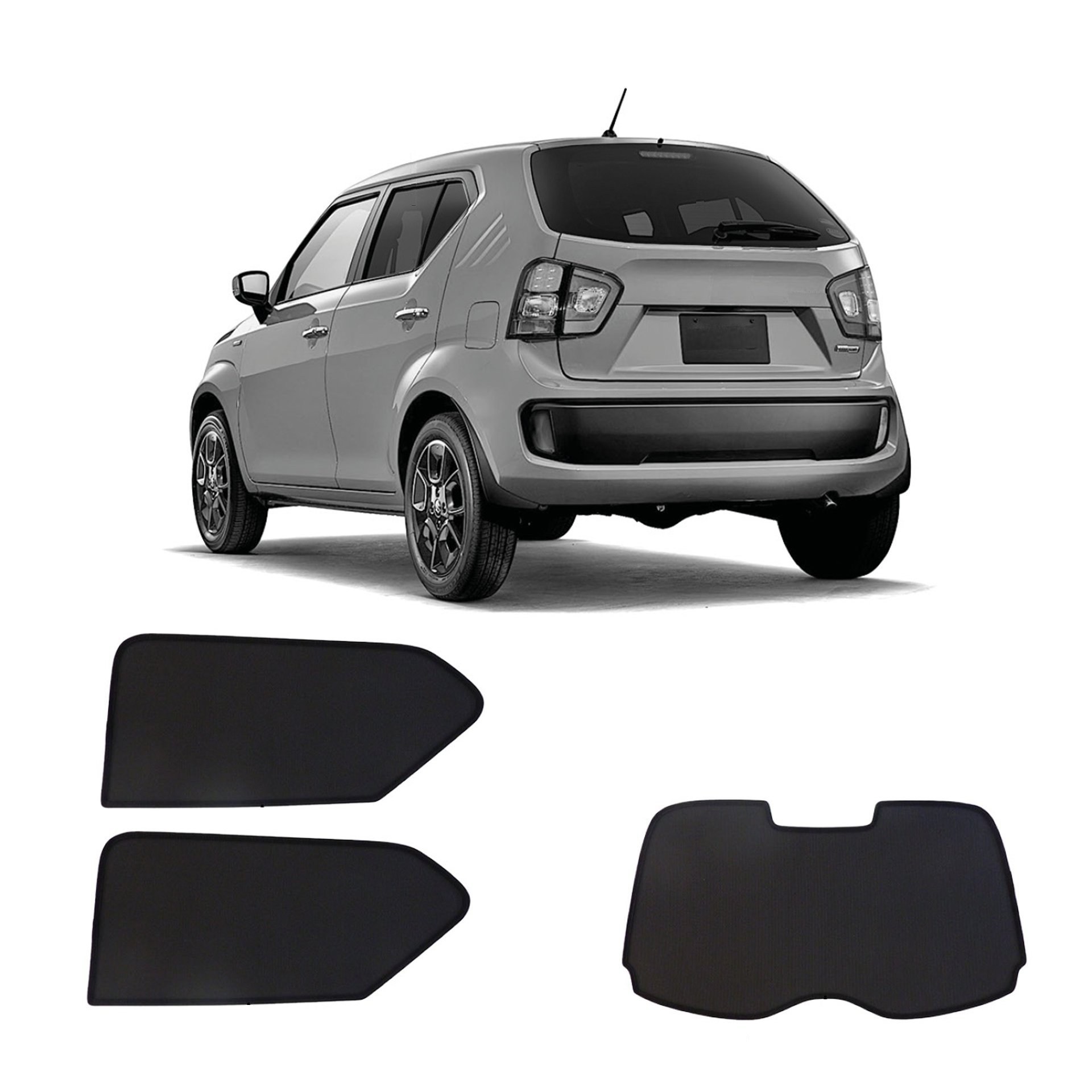a Suzuki Ignis with an AC set