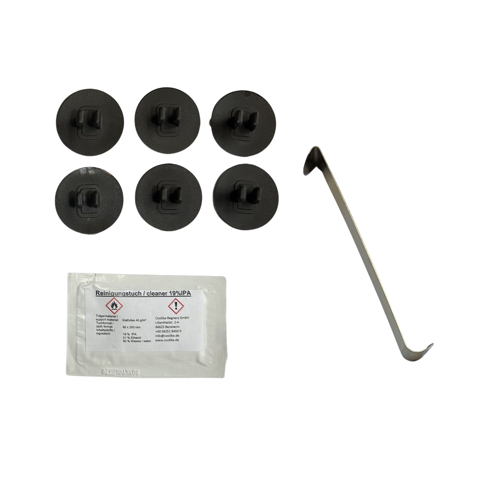 a holder set with installation aid for audi q3 sportback