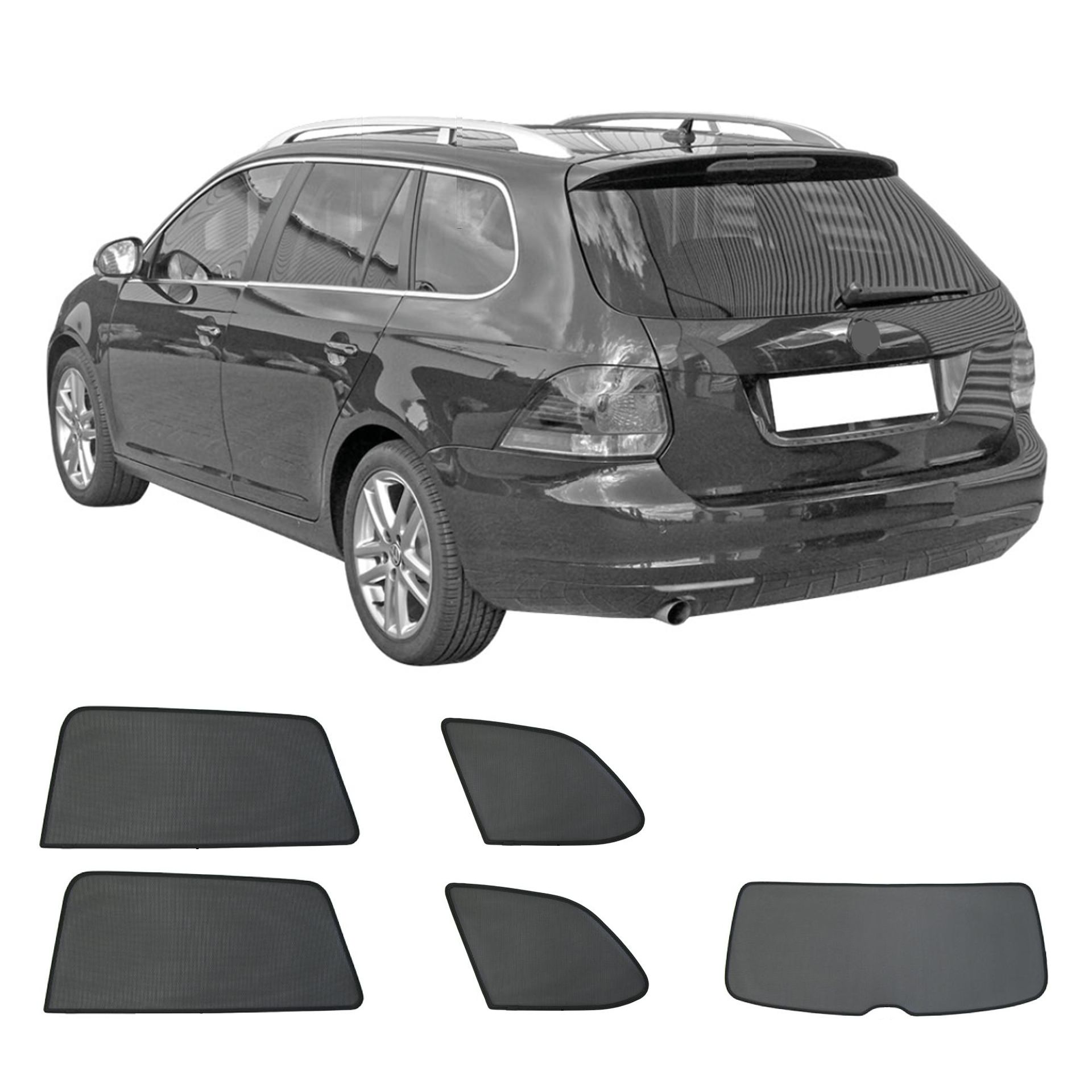 VW Golf V VI Variant Auto Sonnenschutz & Sichtschutz Sonniboy 2003-2012 ein VW Golf 5 und 6 Variant mit einem ABC Set