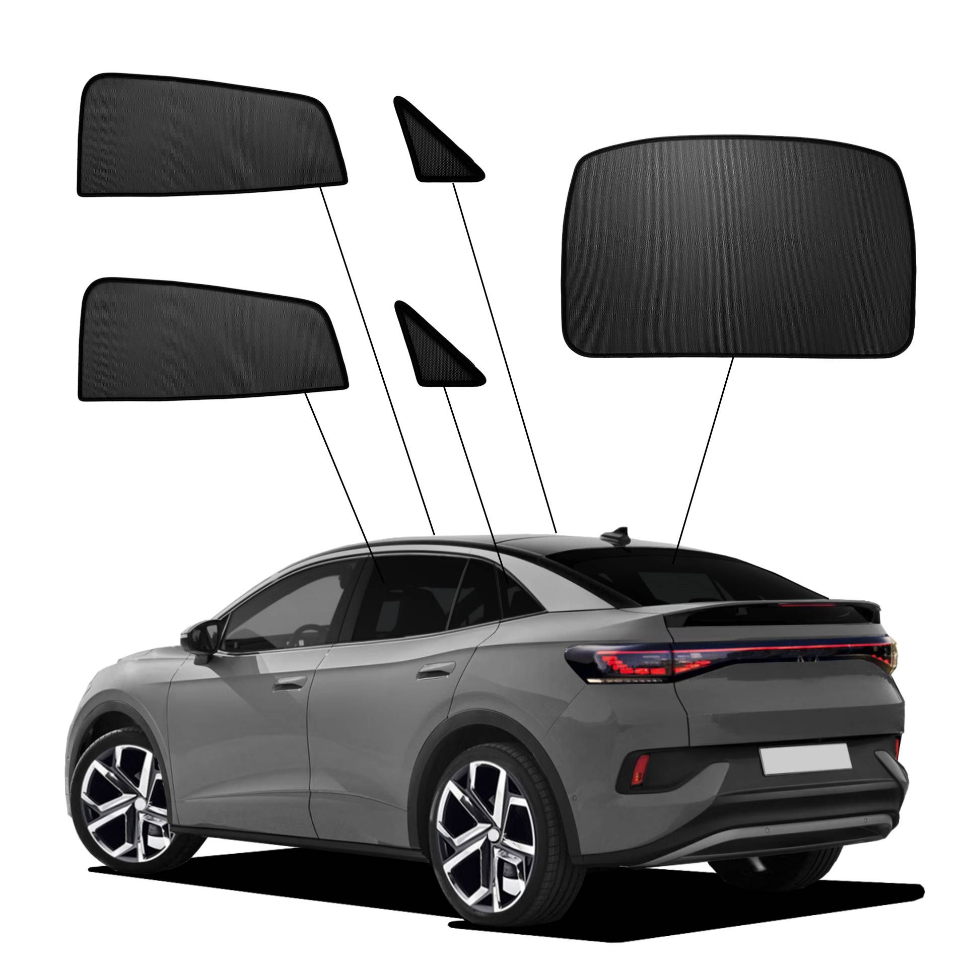 ein VW ID5 mit einem ABC Set