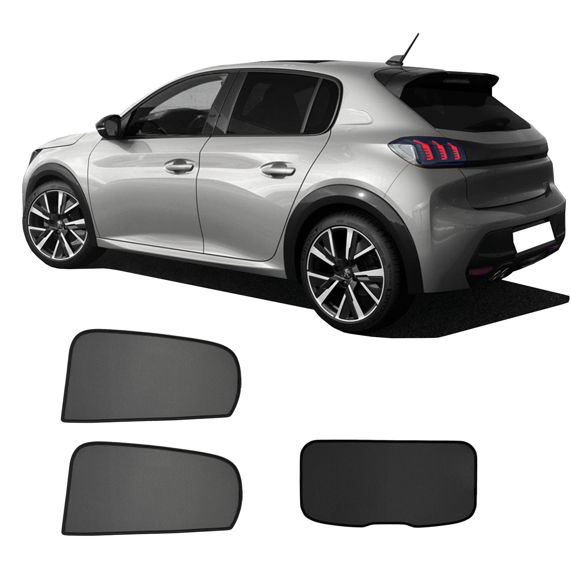 ein Peugeot 208 mit einem AC Set