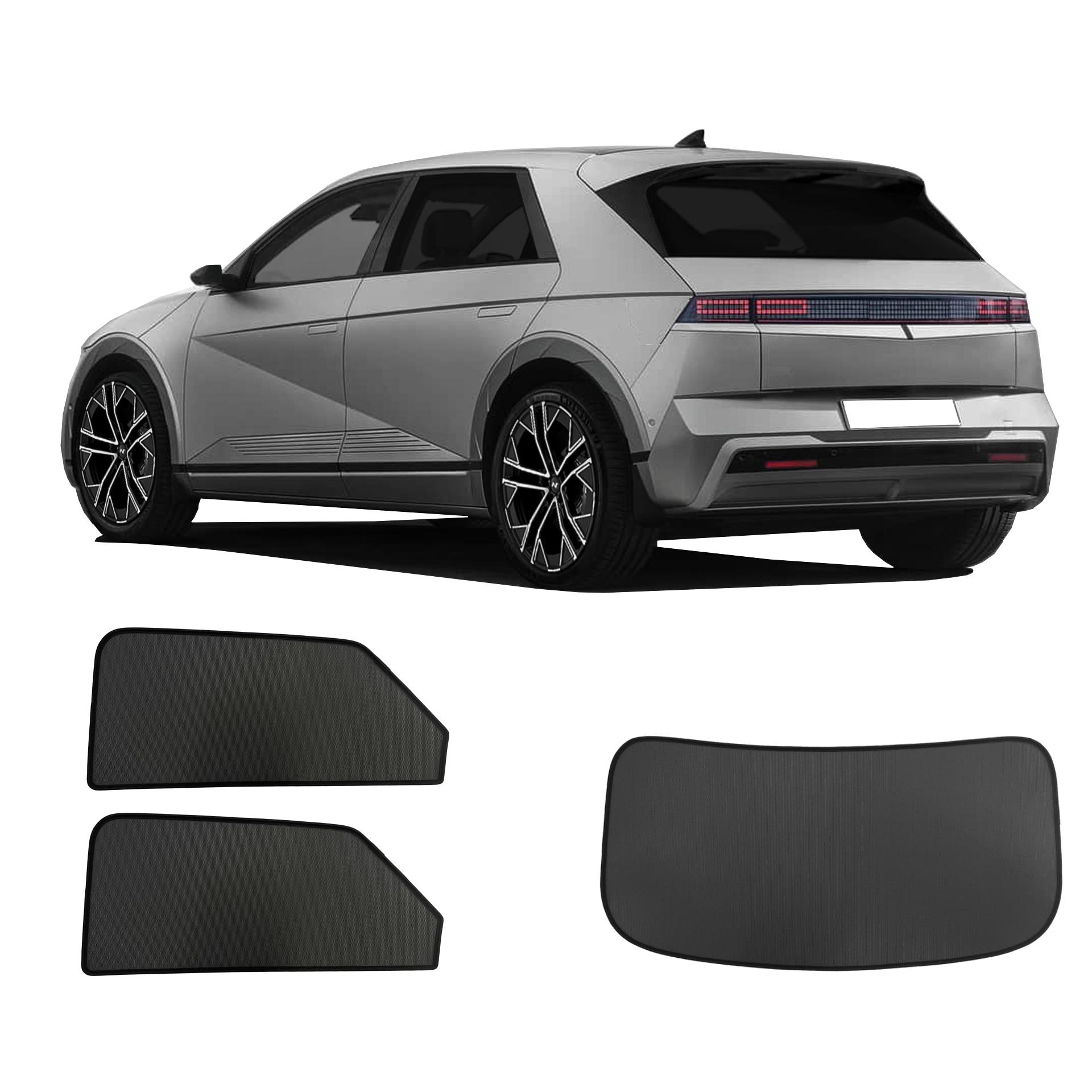 Hyundai IONIQ 5 Auto Sonnenschutz & Sichtschutz Sonniboy 2021-2024 ein Hyundai Ioniq 5 mit einem AC Set