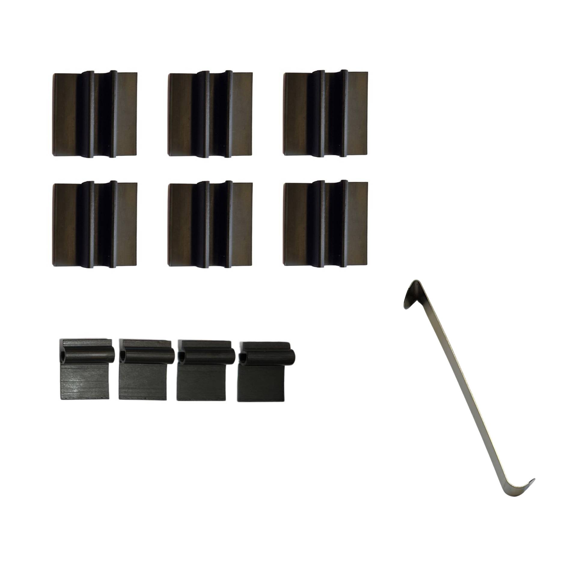 a holder set with installation aid for BMW 1 series