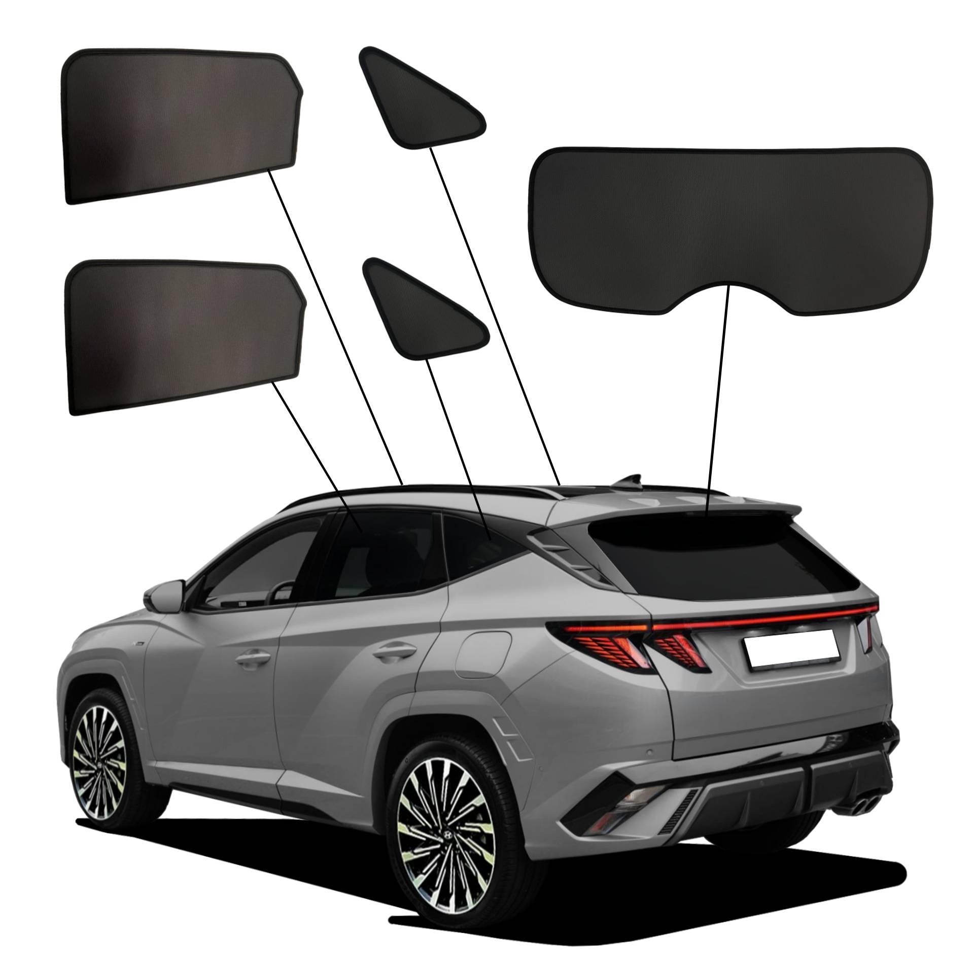 a Hyundai Tucson with an ABC set