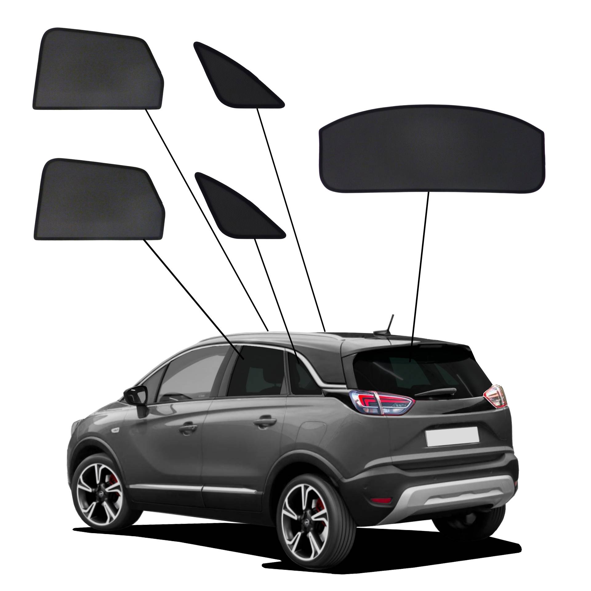 an Opel Crossland X with an ABC set