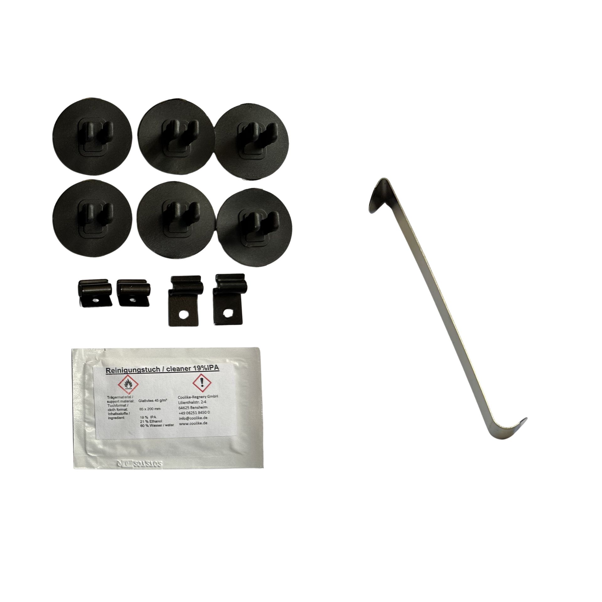 ein Halterset mit Einbauhilfe für Audi A6 Limousine